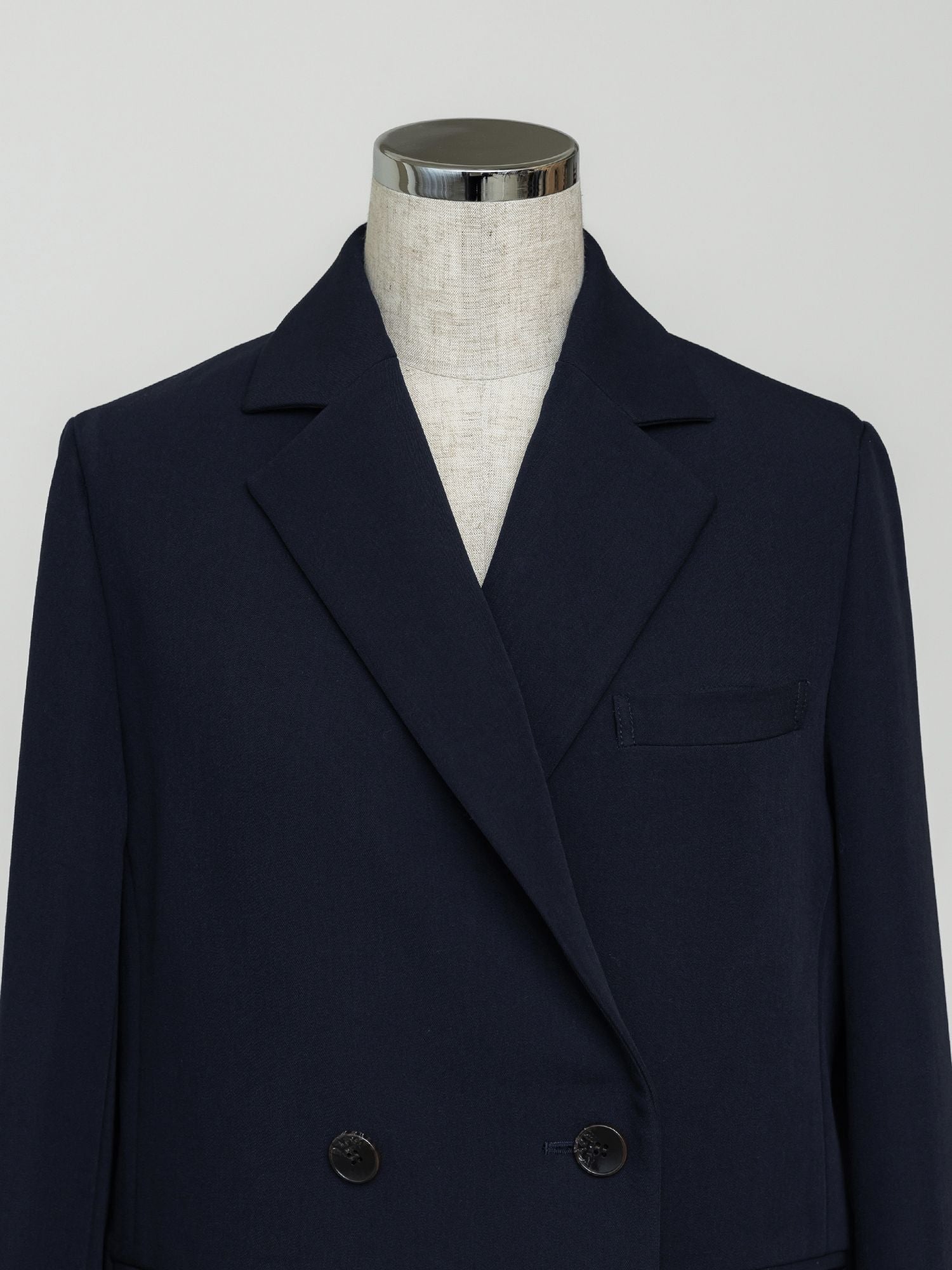 ダブルブレストツイルジャケット