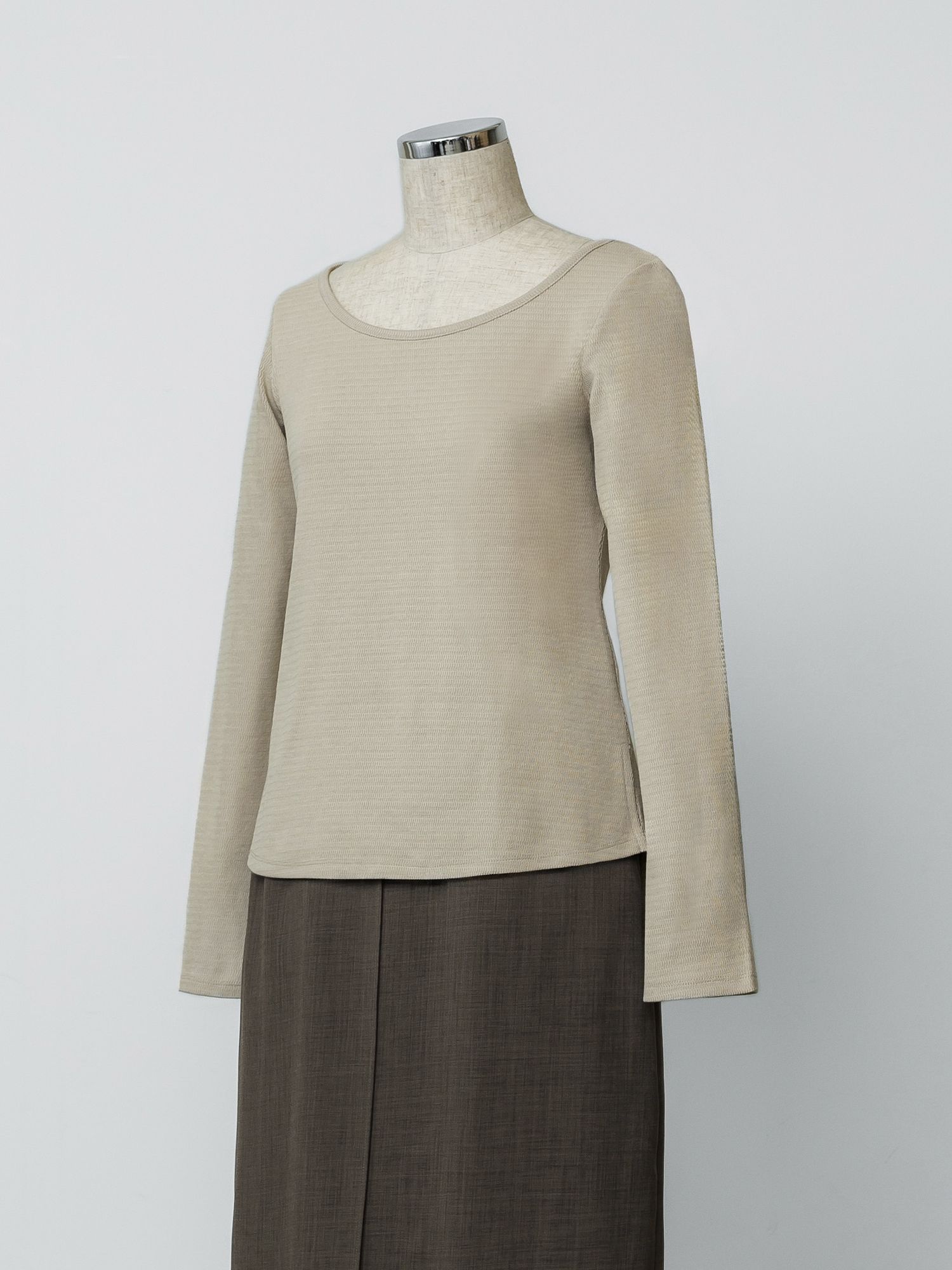 2wayハニカムサーマルカットソー