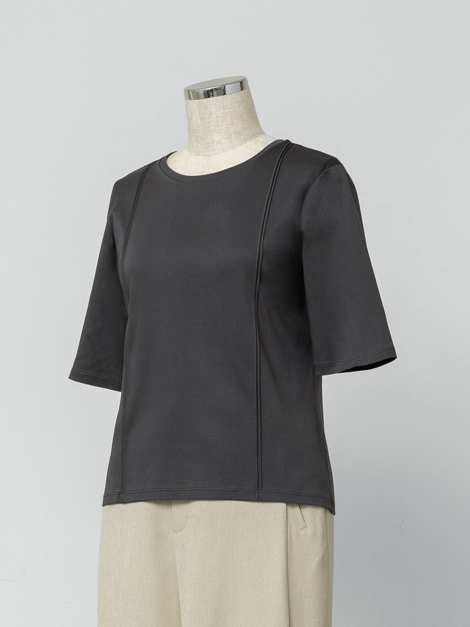 シルケットピンタックT