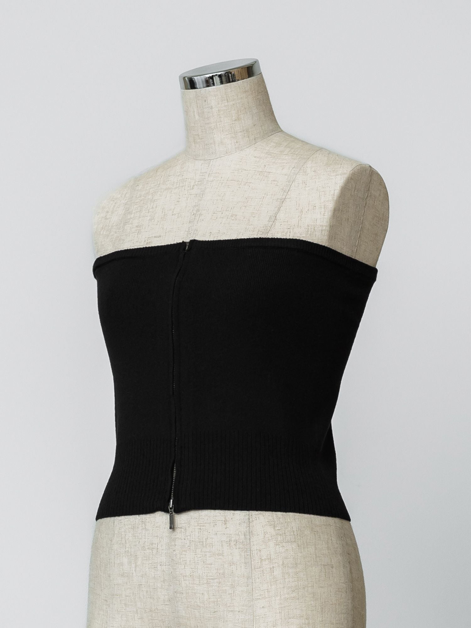 マルチウェイジップニットビスチェ