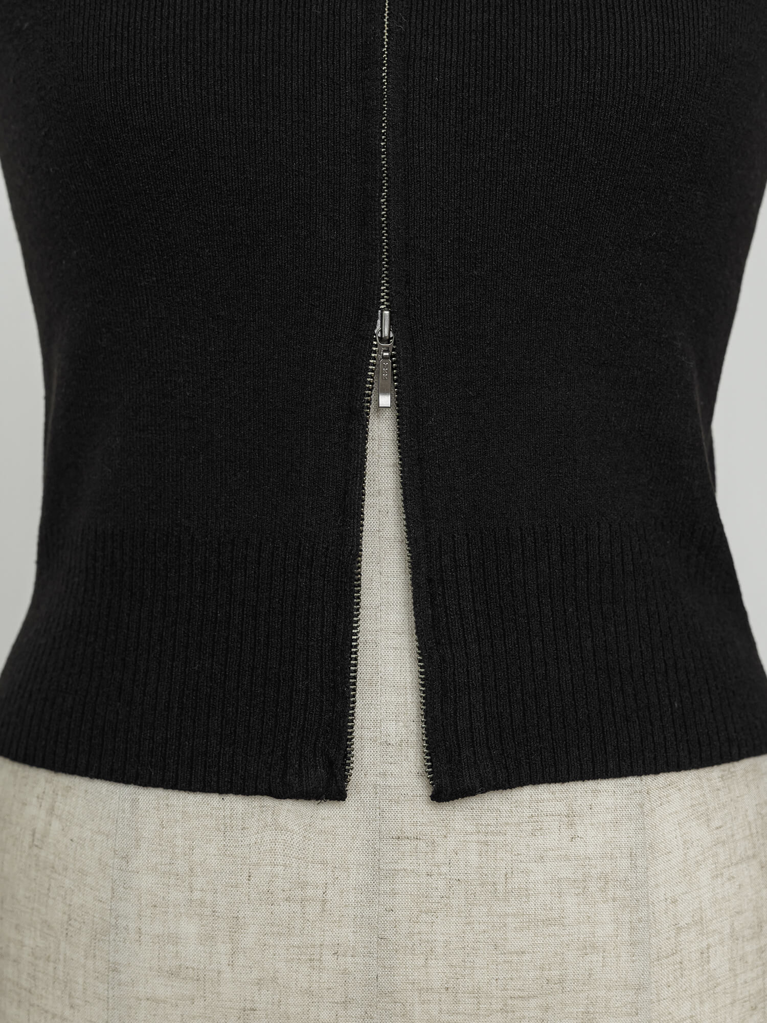 マルチウェイジップニットビスチェ