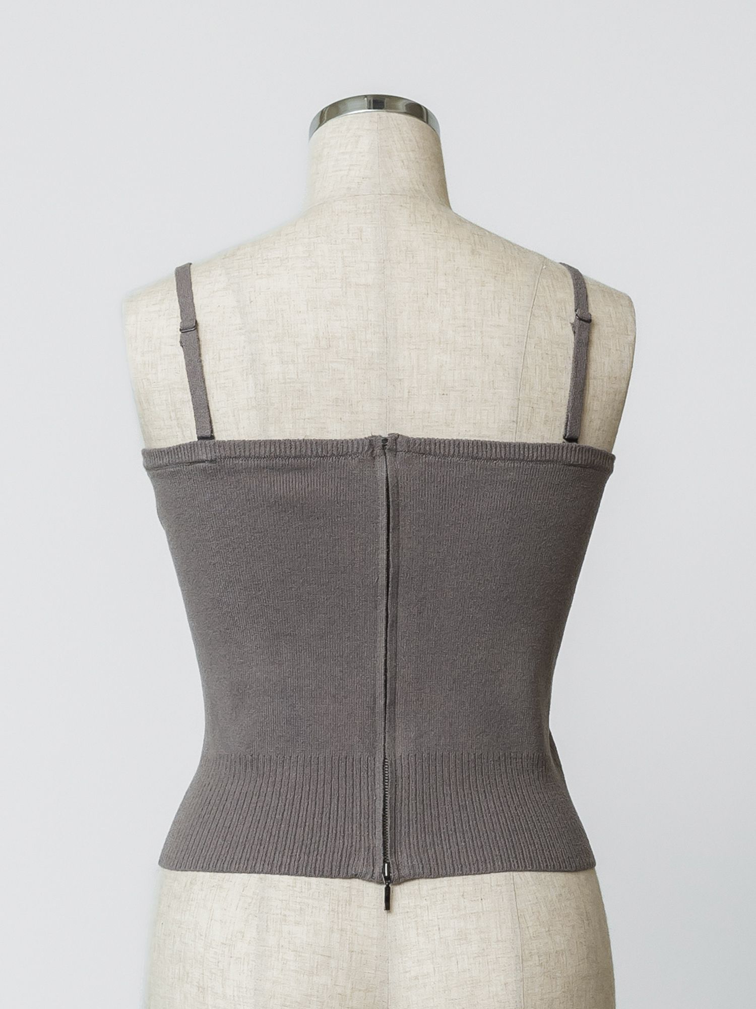 マルチウェイジップニットビスチェ