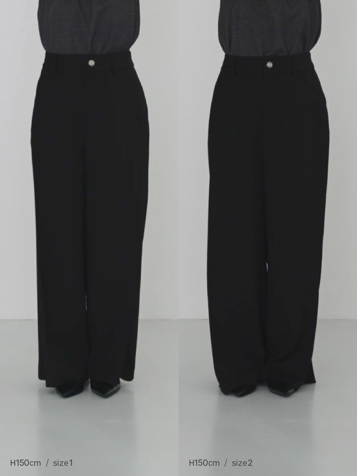 サイドタックスラブワイドパンツ