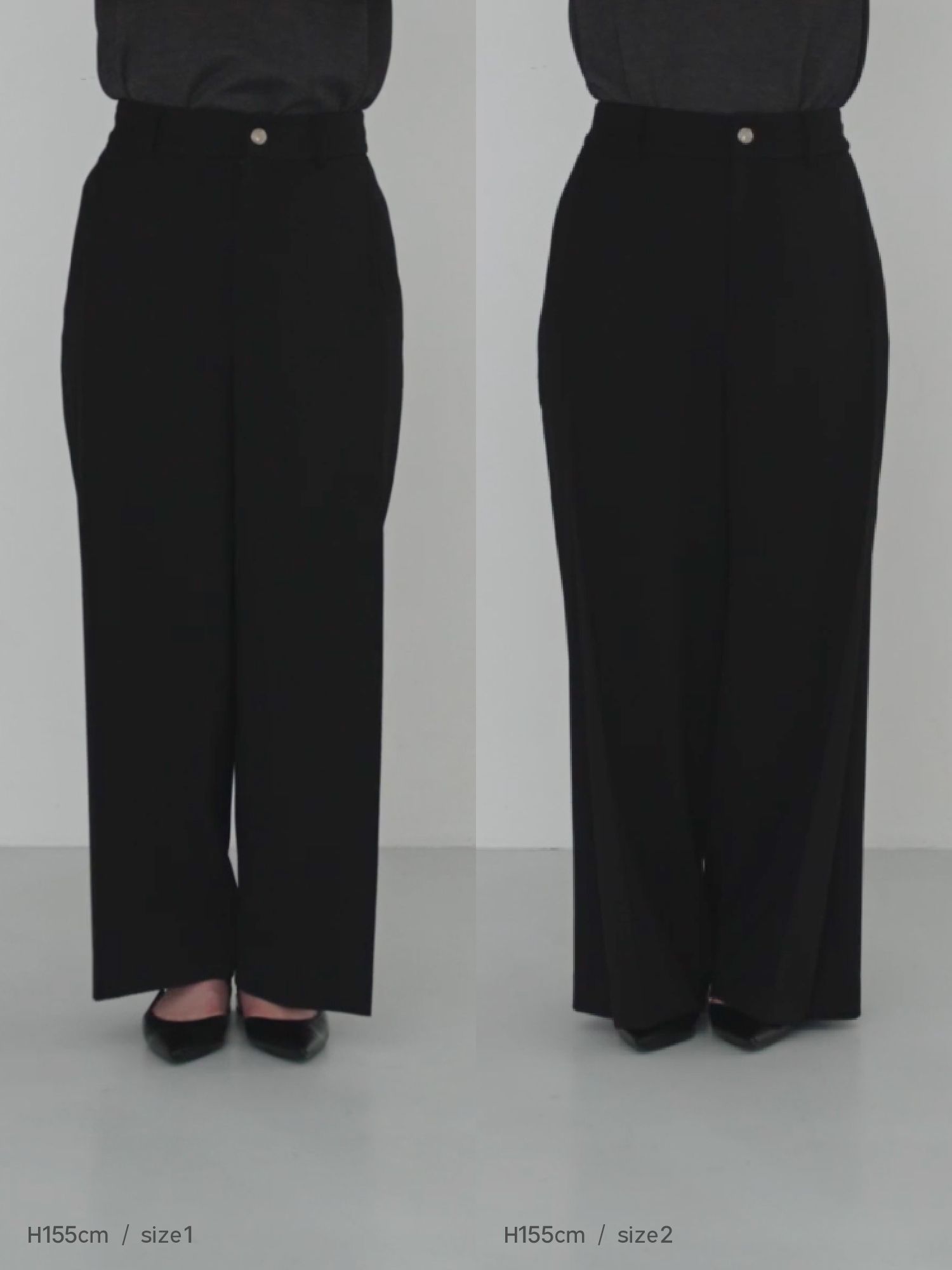 サイドタックスラブワイドパンツ