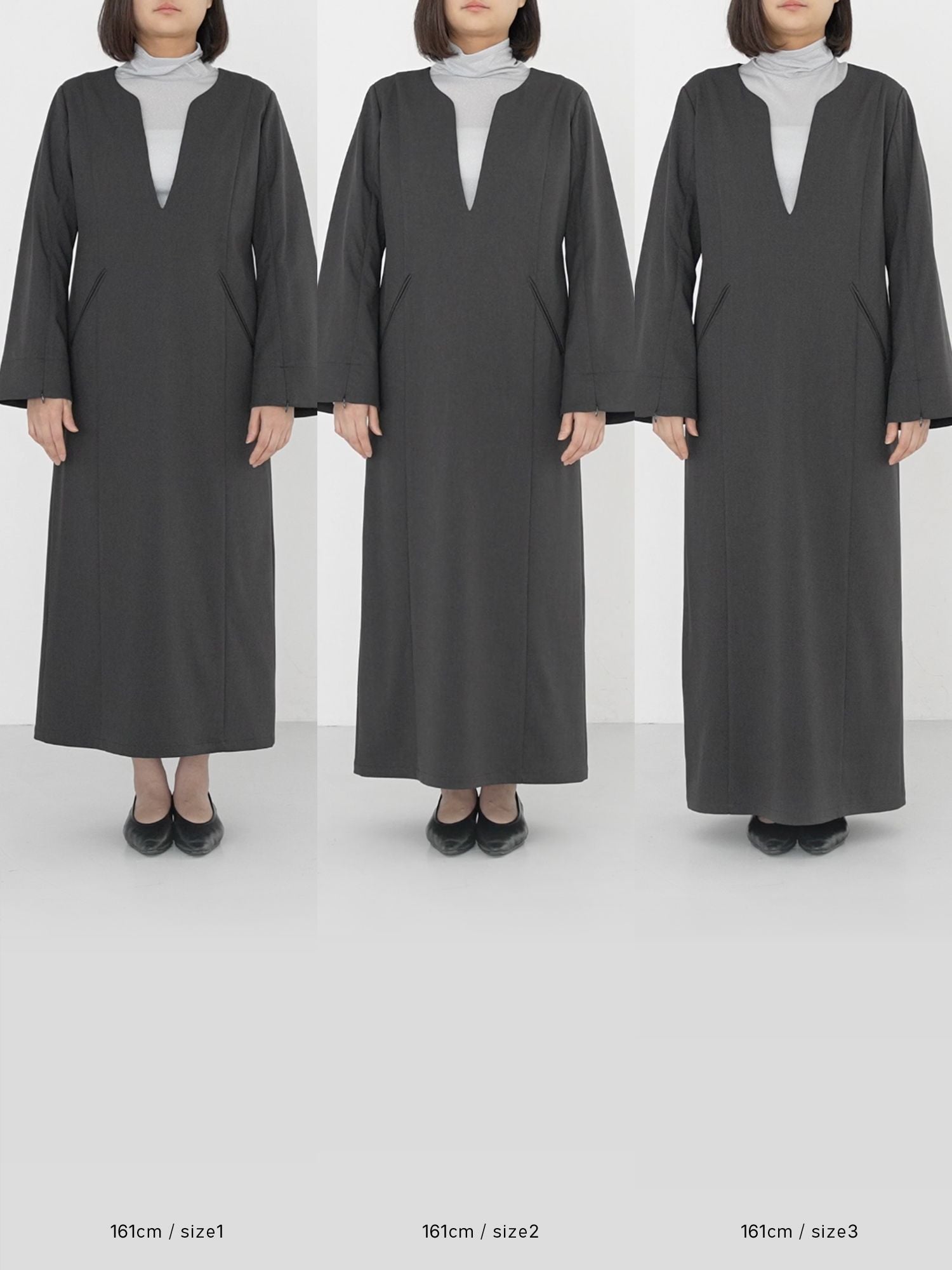 ディープネックセットワンピース