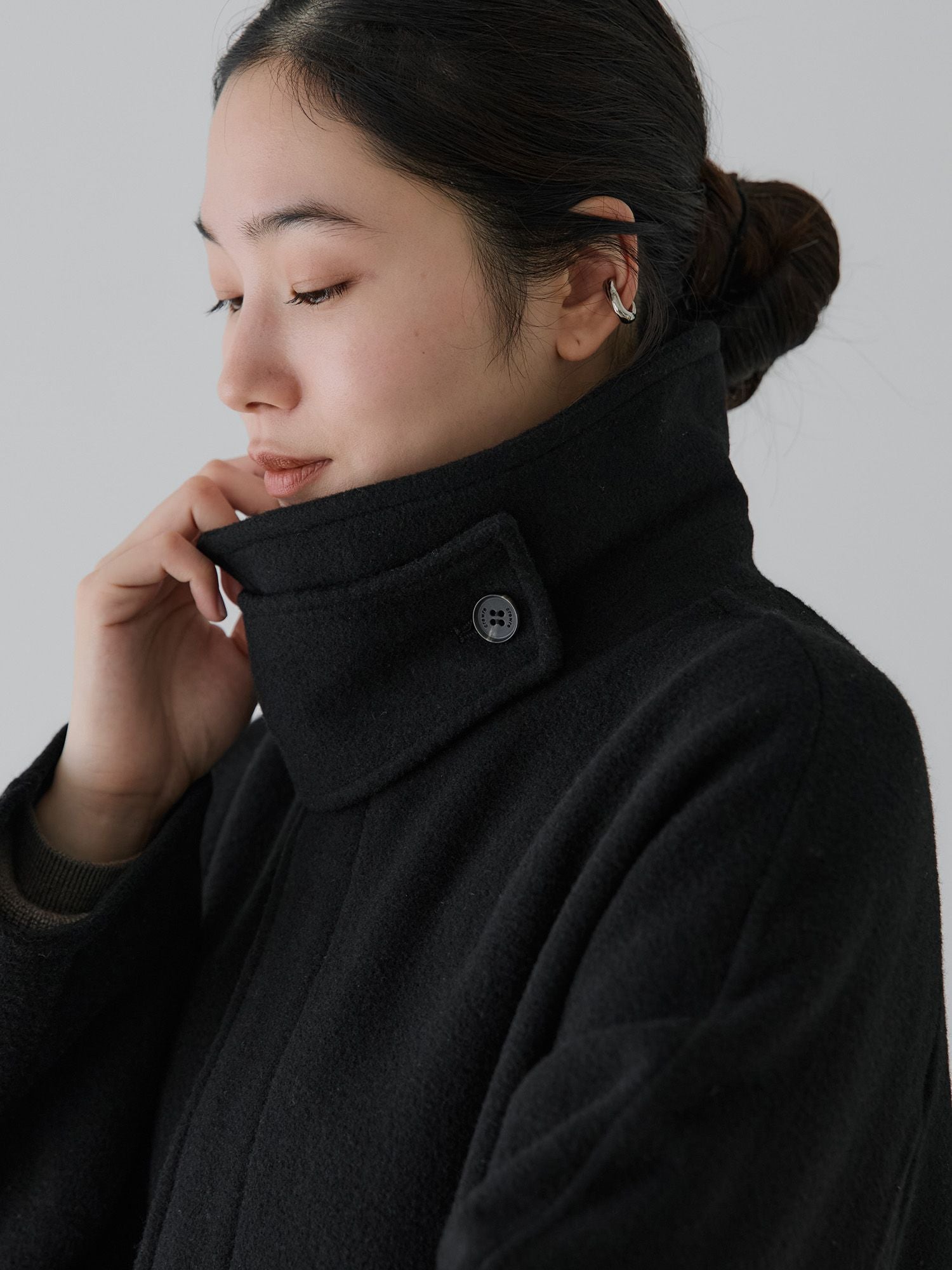 リバーロングステンカラーコート