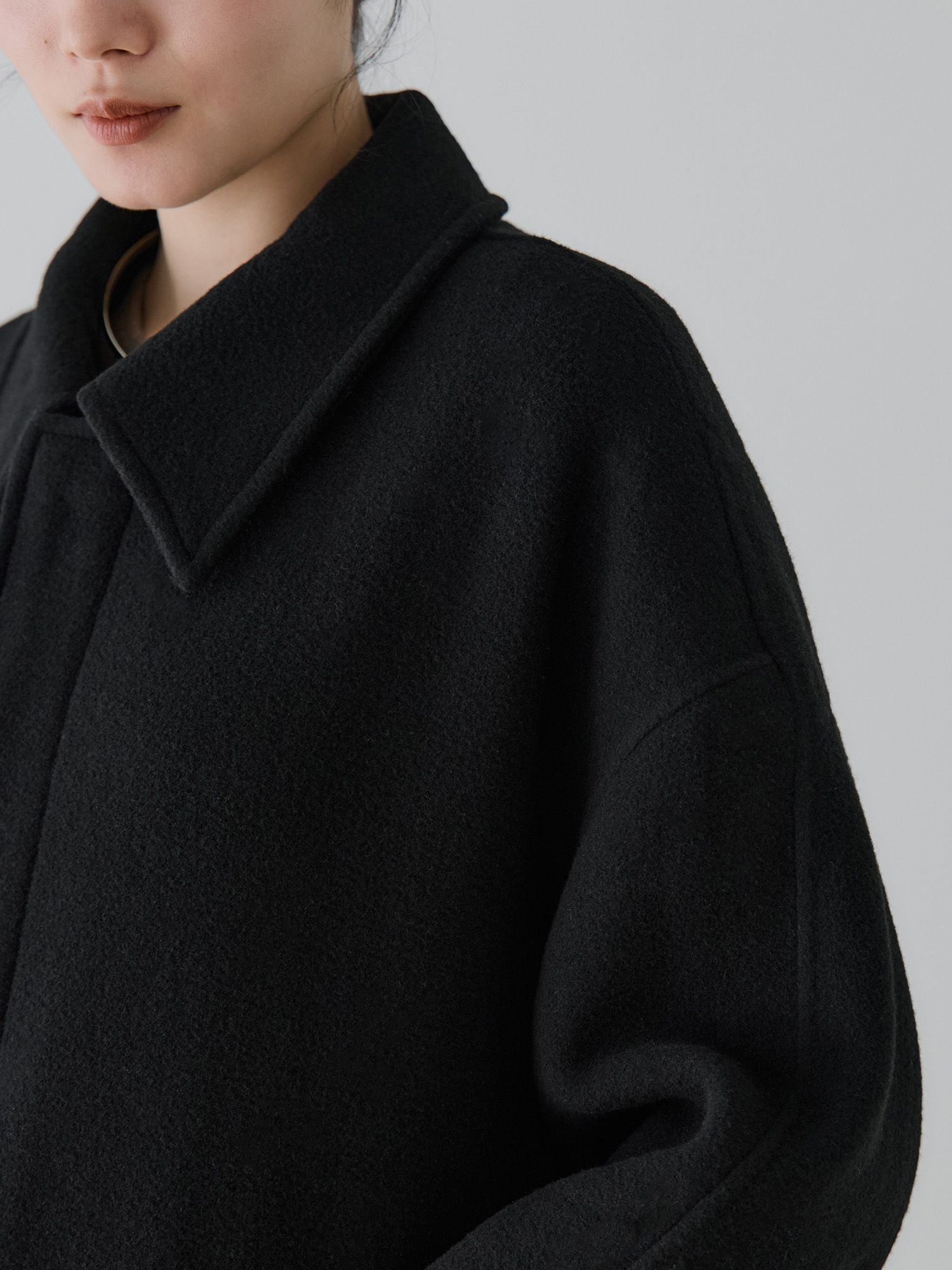 リバーロングステンカラーコート