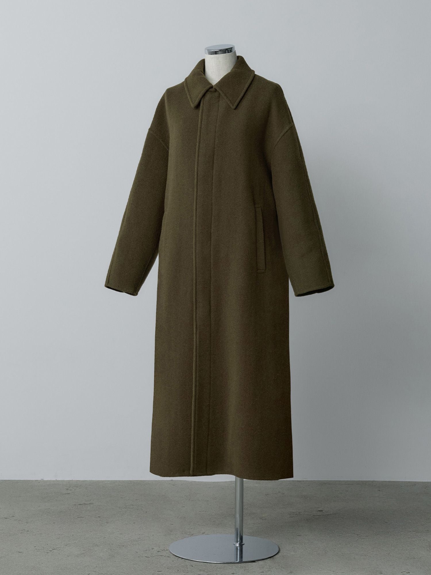 リバーロングステンカラーコート