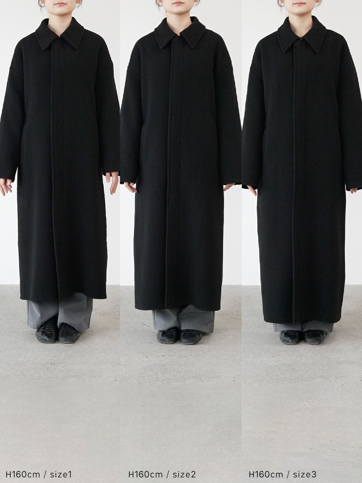 リバーロングステンカラーコート