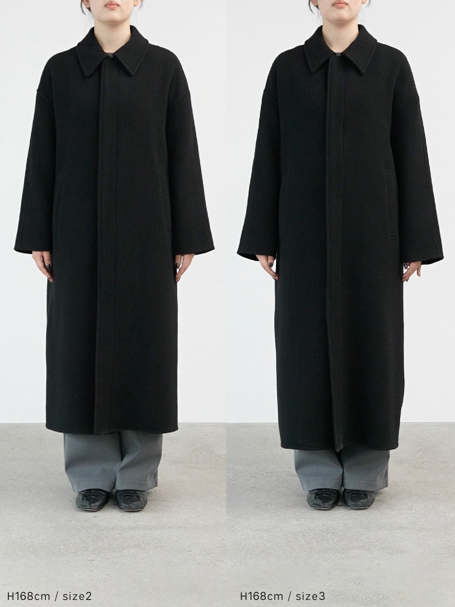 リバーロングステンカラーコート