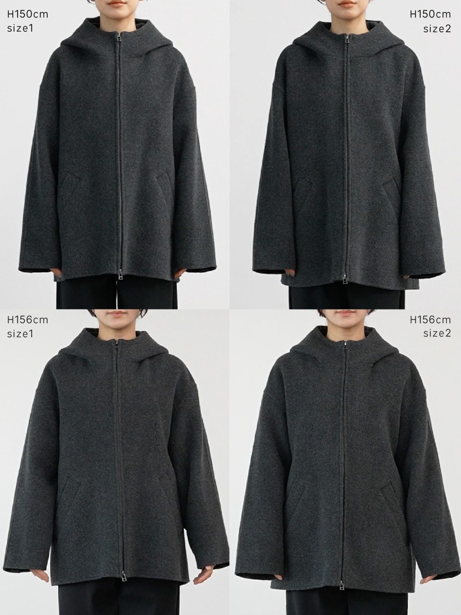 リバーフーデッドミドルコート