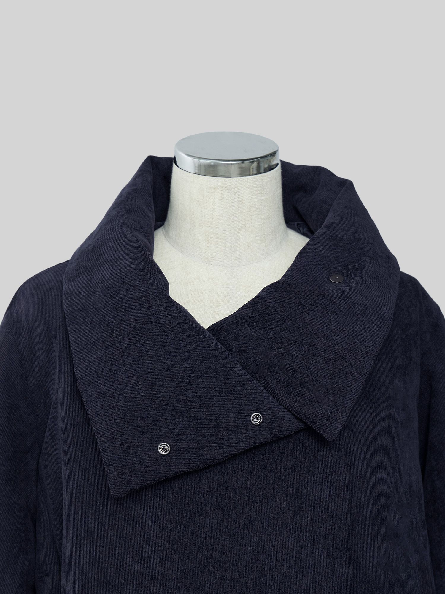 コーデュロイシートダウンコート