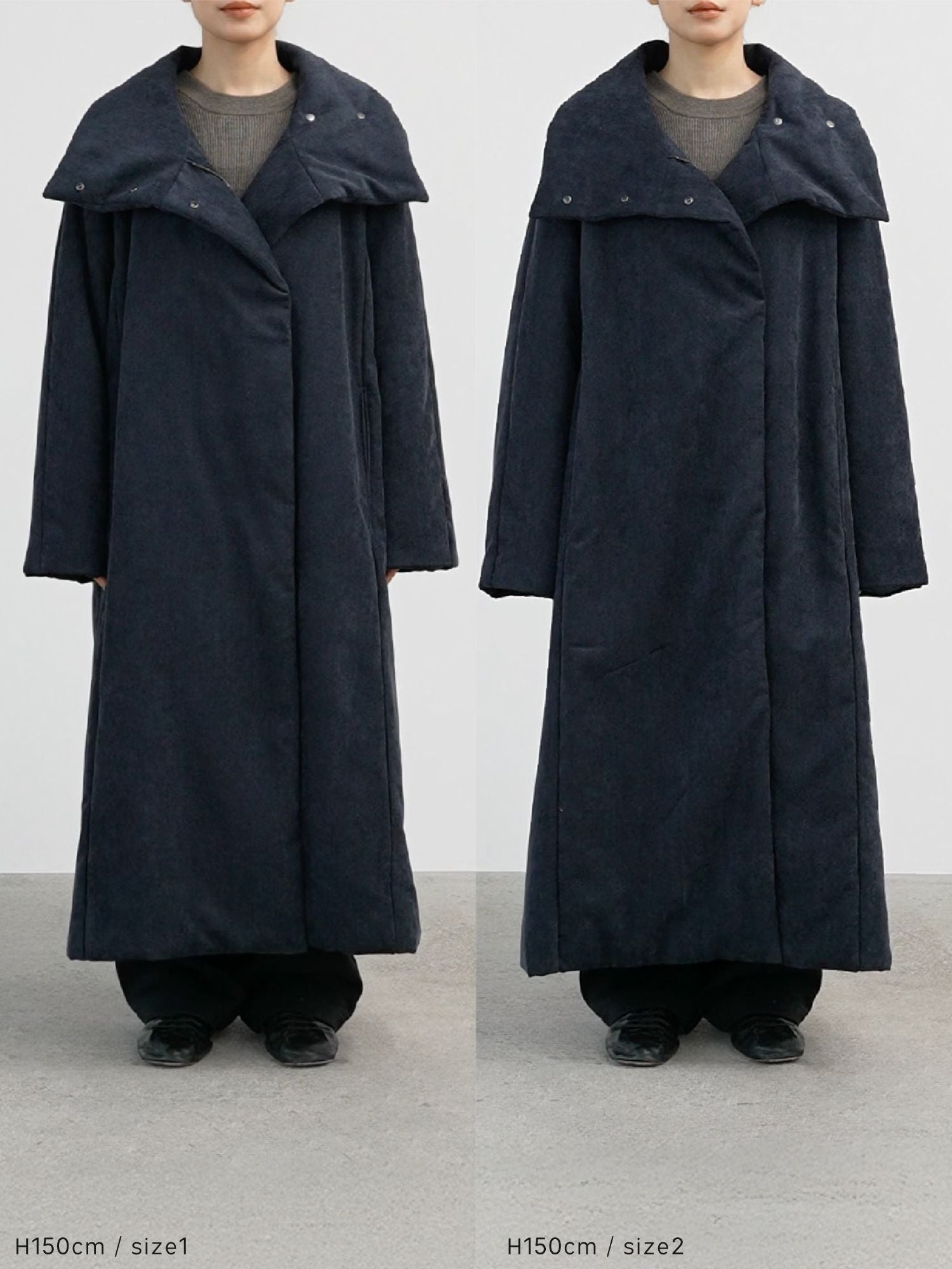 コーデュロイシートダウンコート