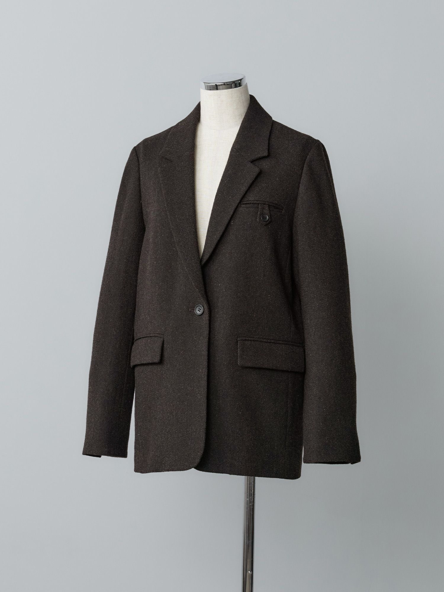 ソフトツイードオーバージャケット