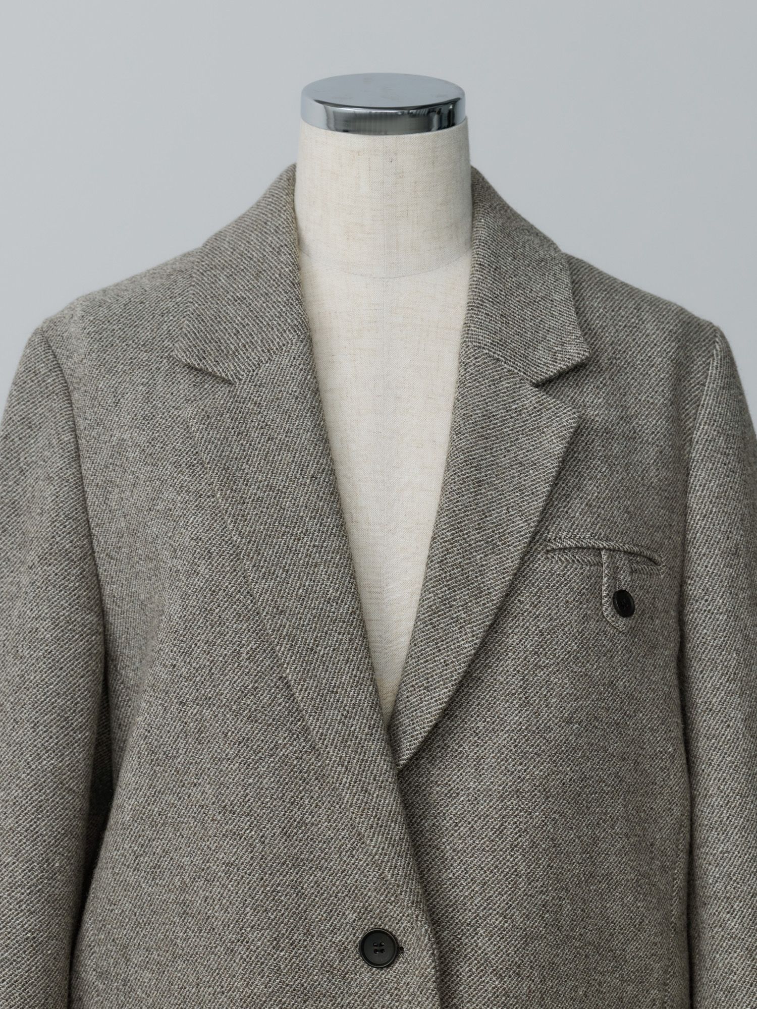 ソフトツイードオーバージャケット