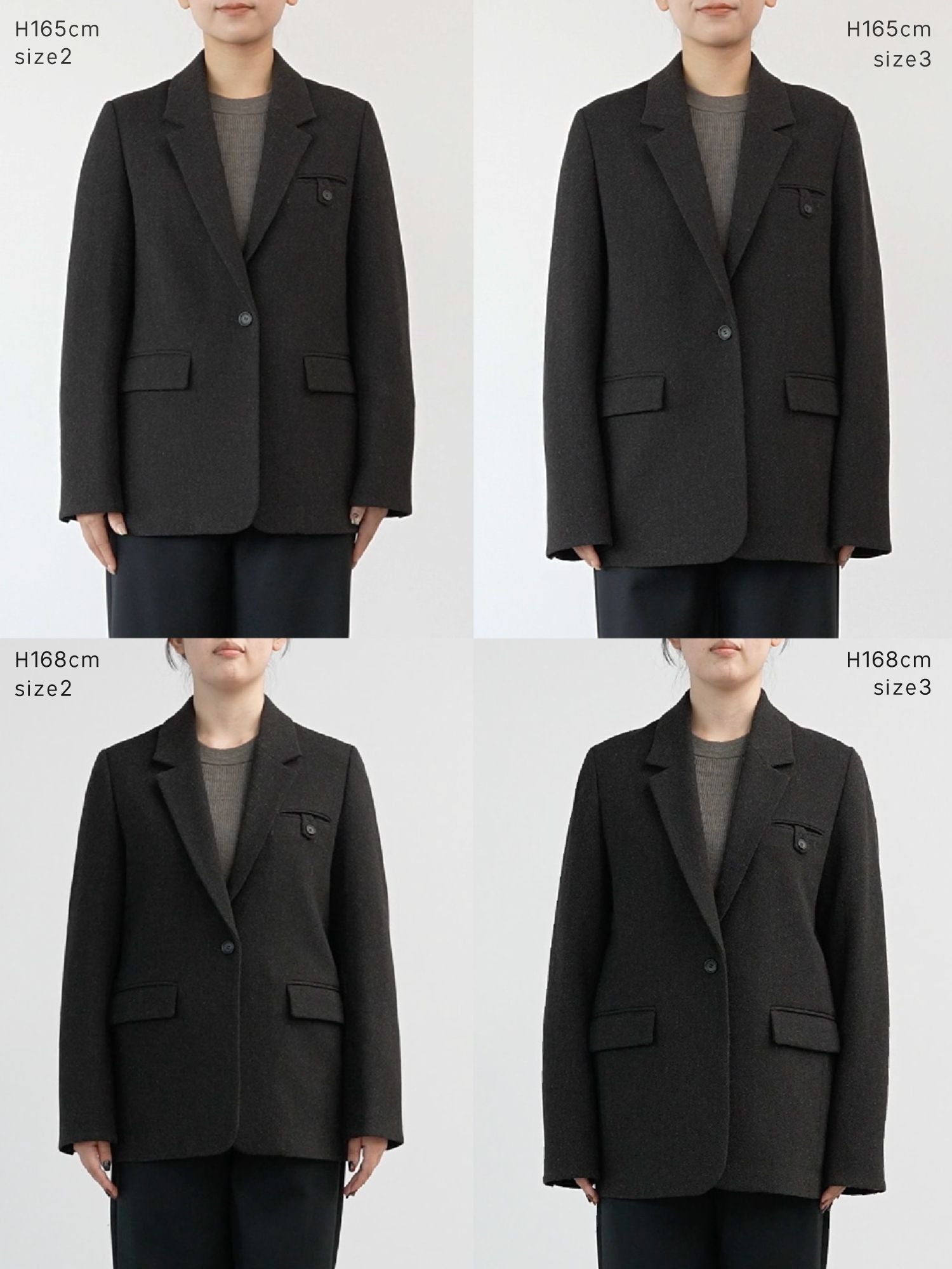 ソフトツイードオーバージャケット