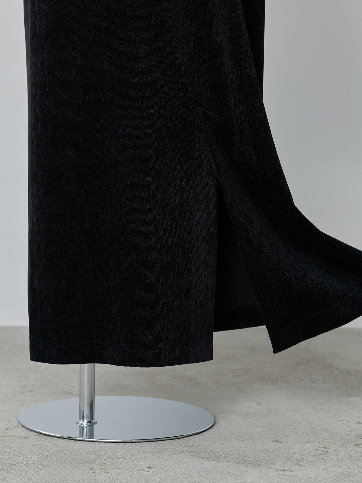 ベルベットフードワンピース