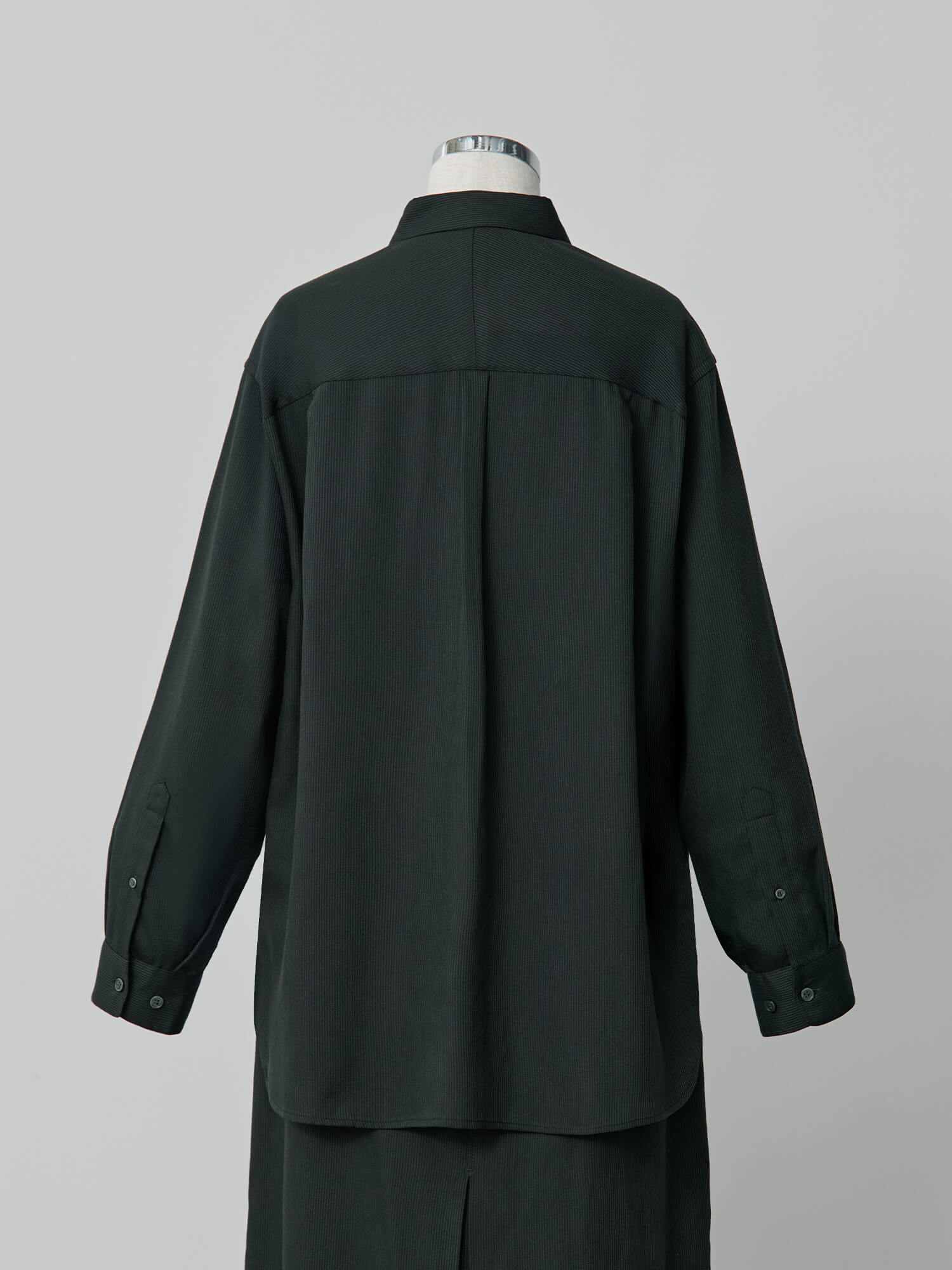 テンセルコットンピケミニマルシャツ