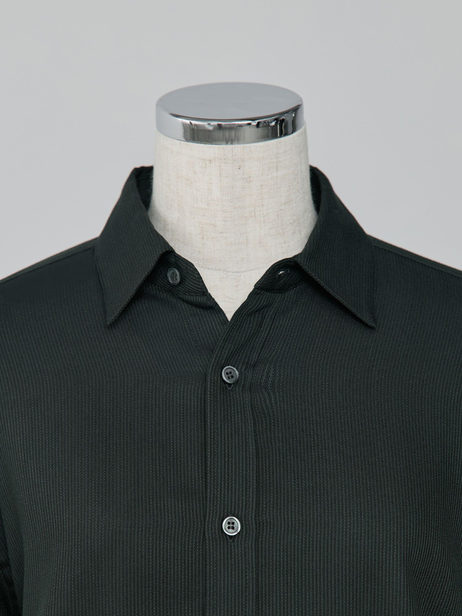 テンセルコットンピケミニマルシャツ