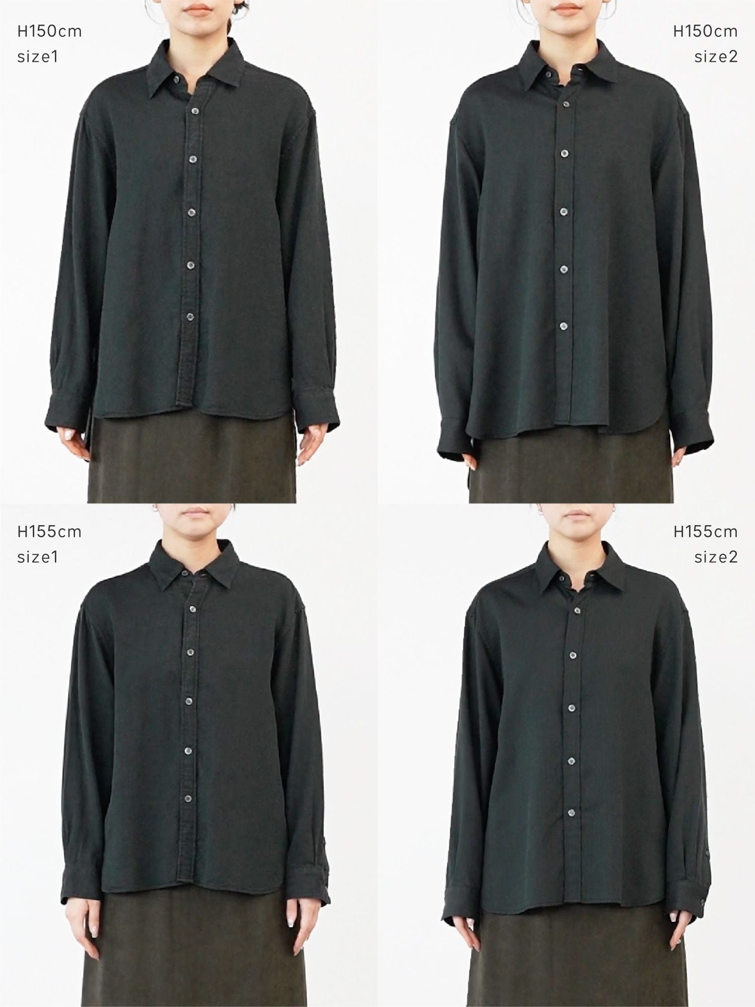 テンセルコットンピケミニマルシャツ