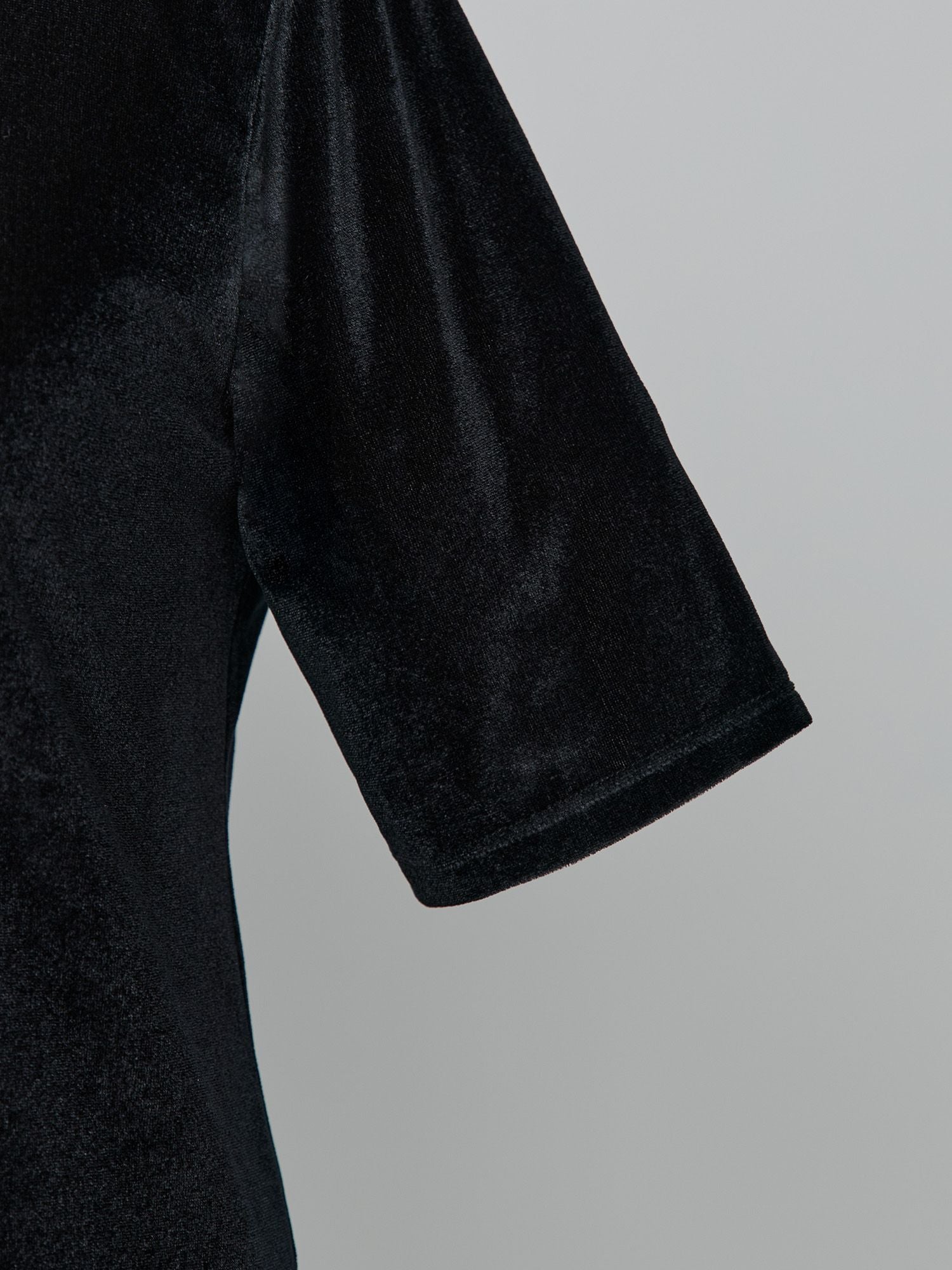 シアーベロアクルーネックT