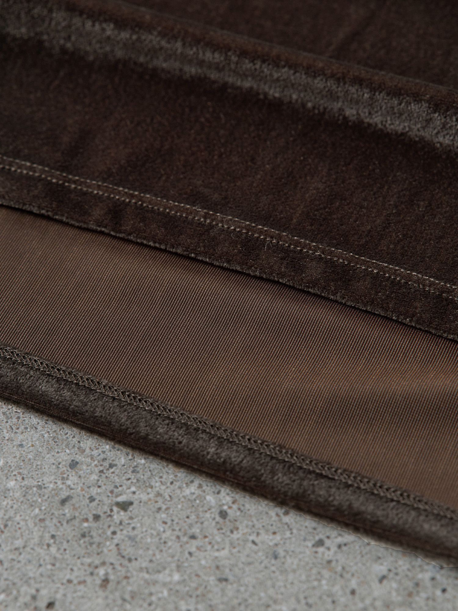 シアーベロアクルーネックT