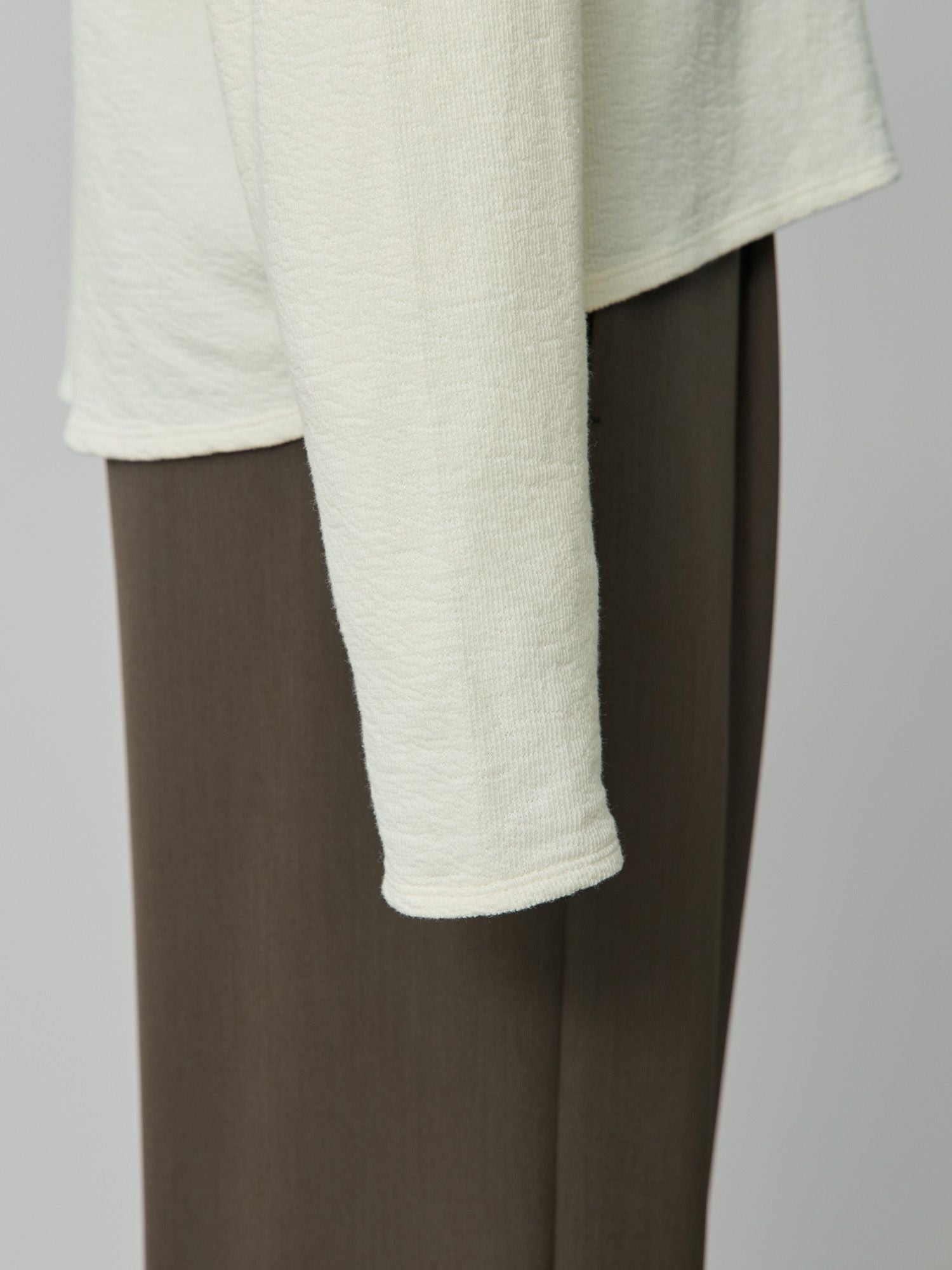 2wayラフインレーボートネックロンT