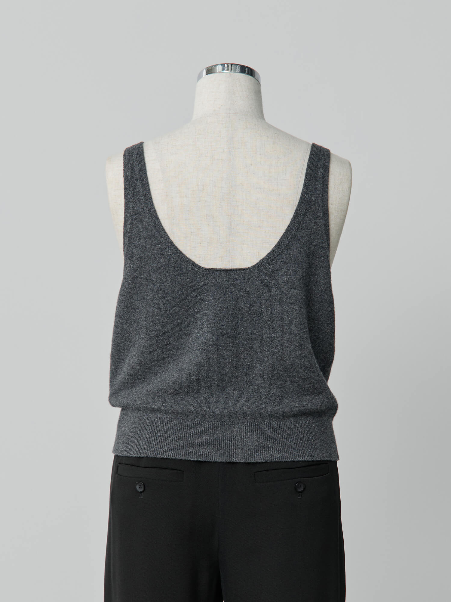 2wayウールカシミアニットビスチェ