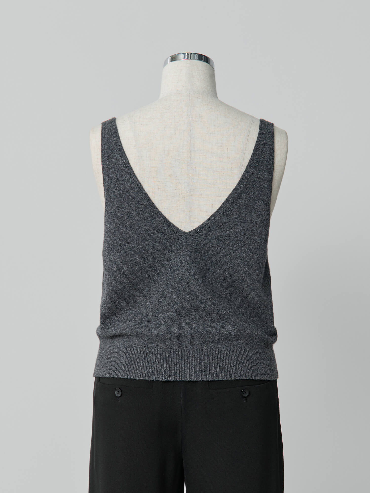 2wayウールカシミアニットビスチェ