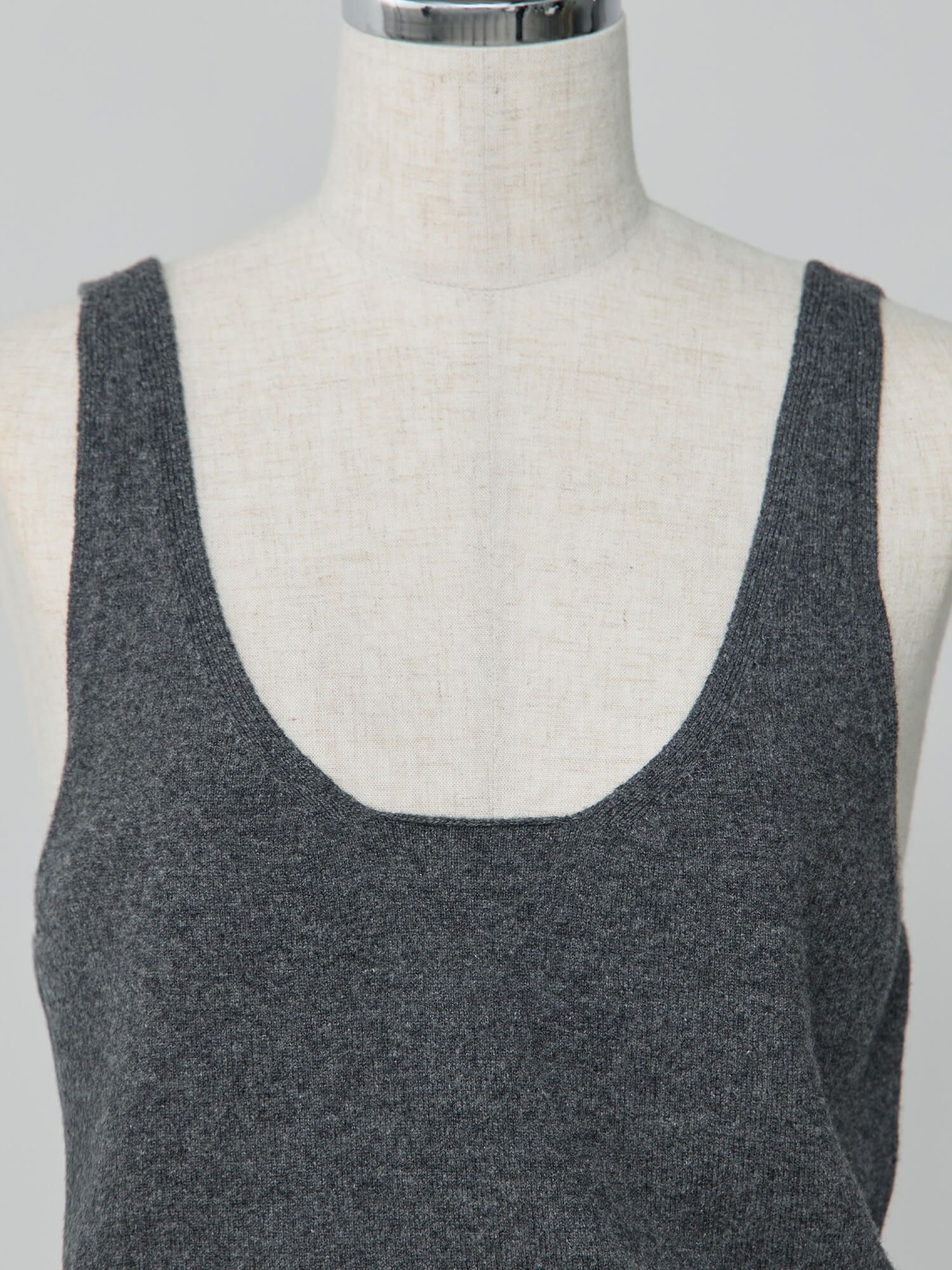 2wayウールカシミアニットビスチェ