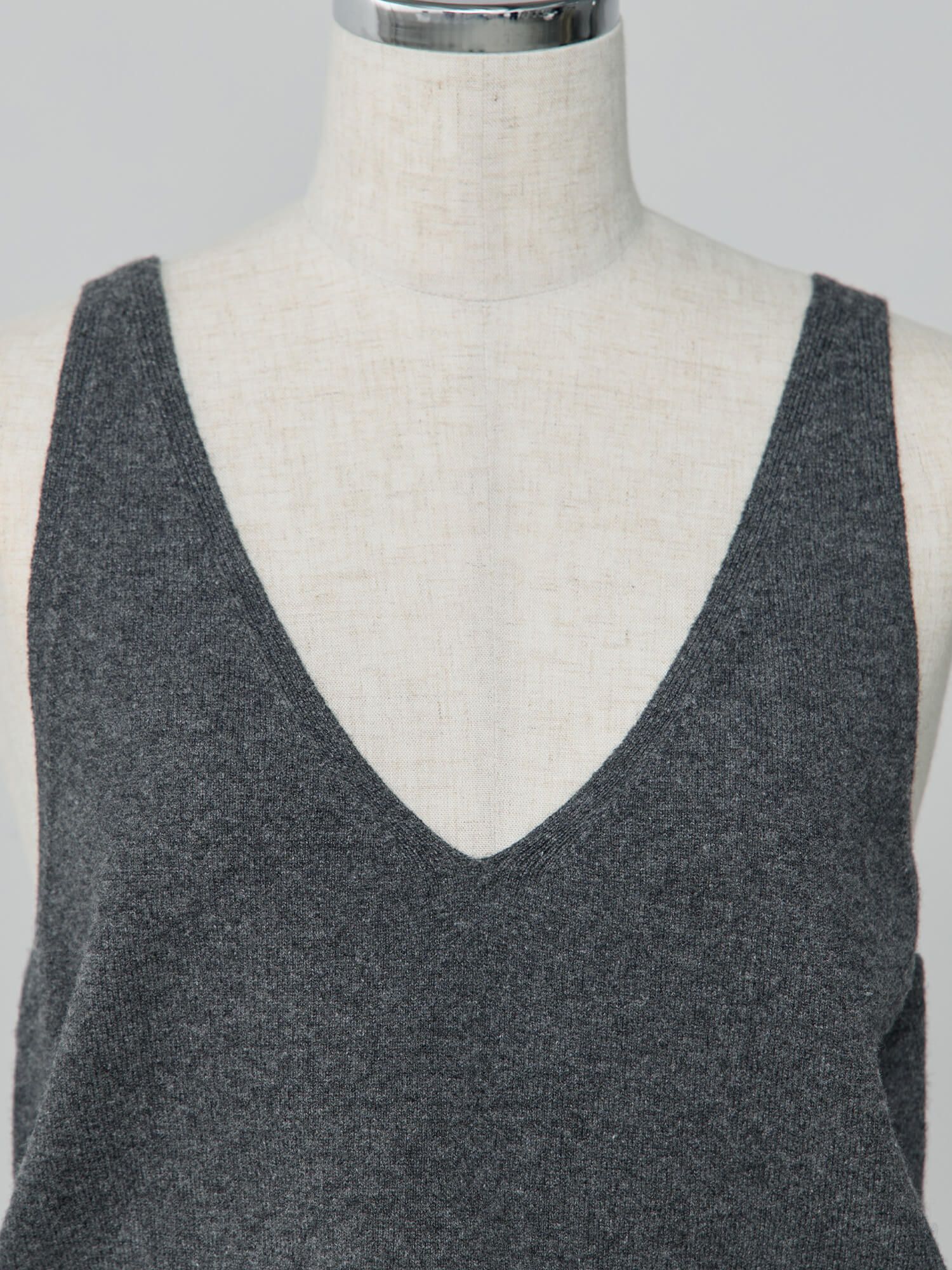 2wayウールカシミアニットビスチェ