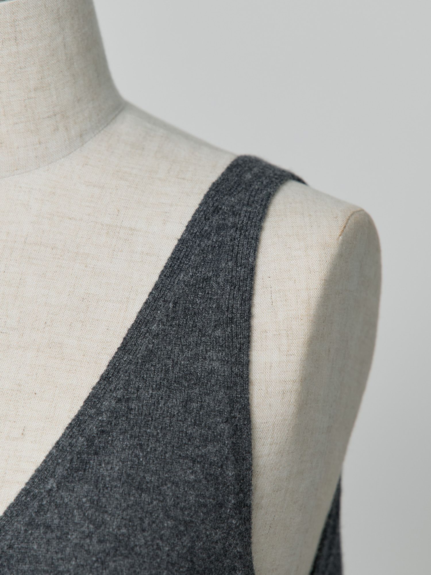 2wayウールカシミアニットビスチェ