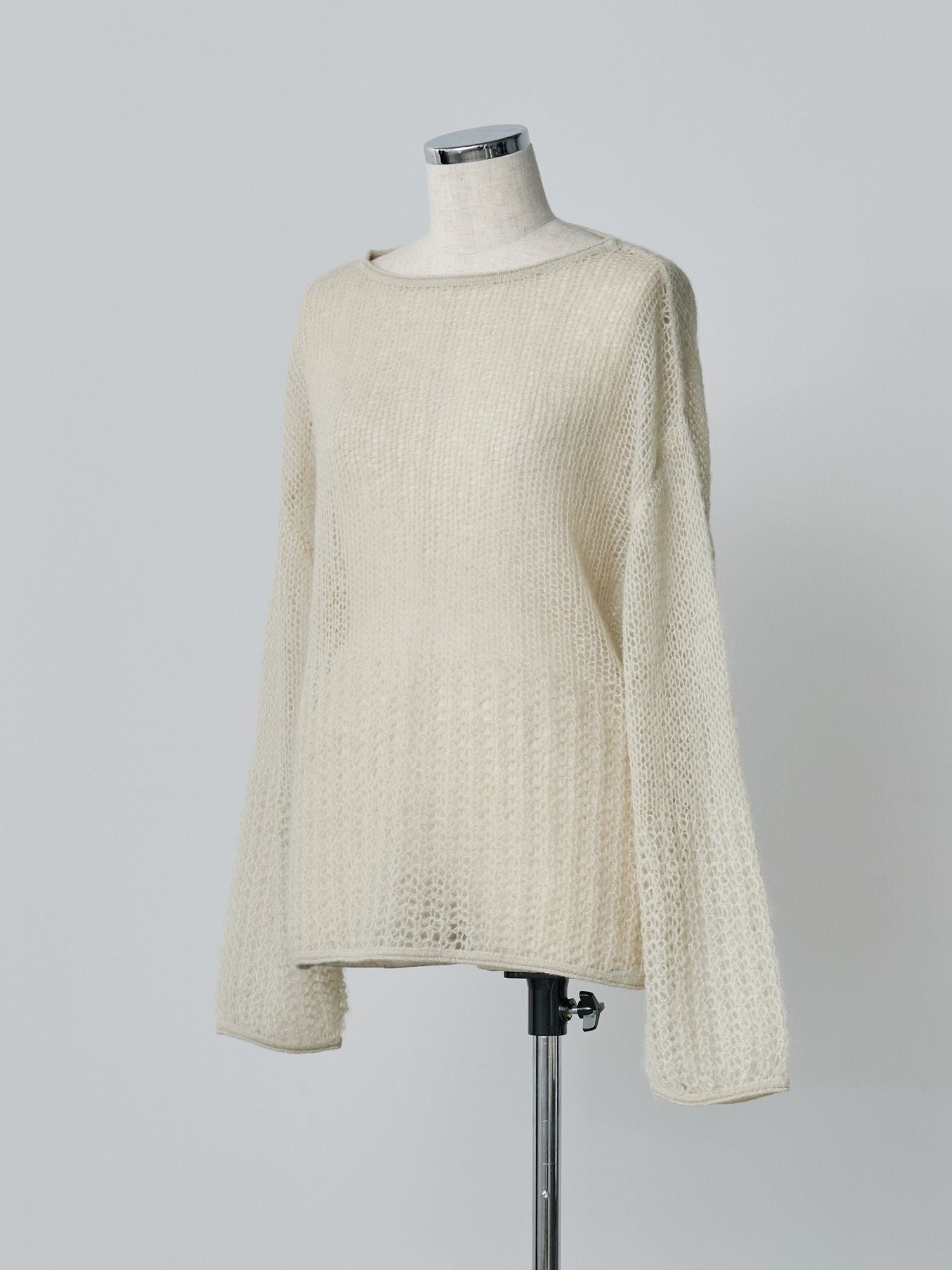 モヘヤミックスシアールーズニット