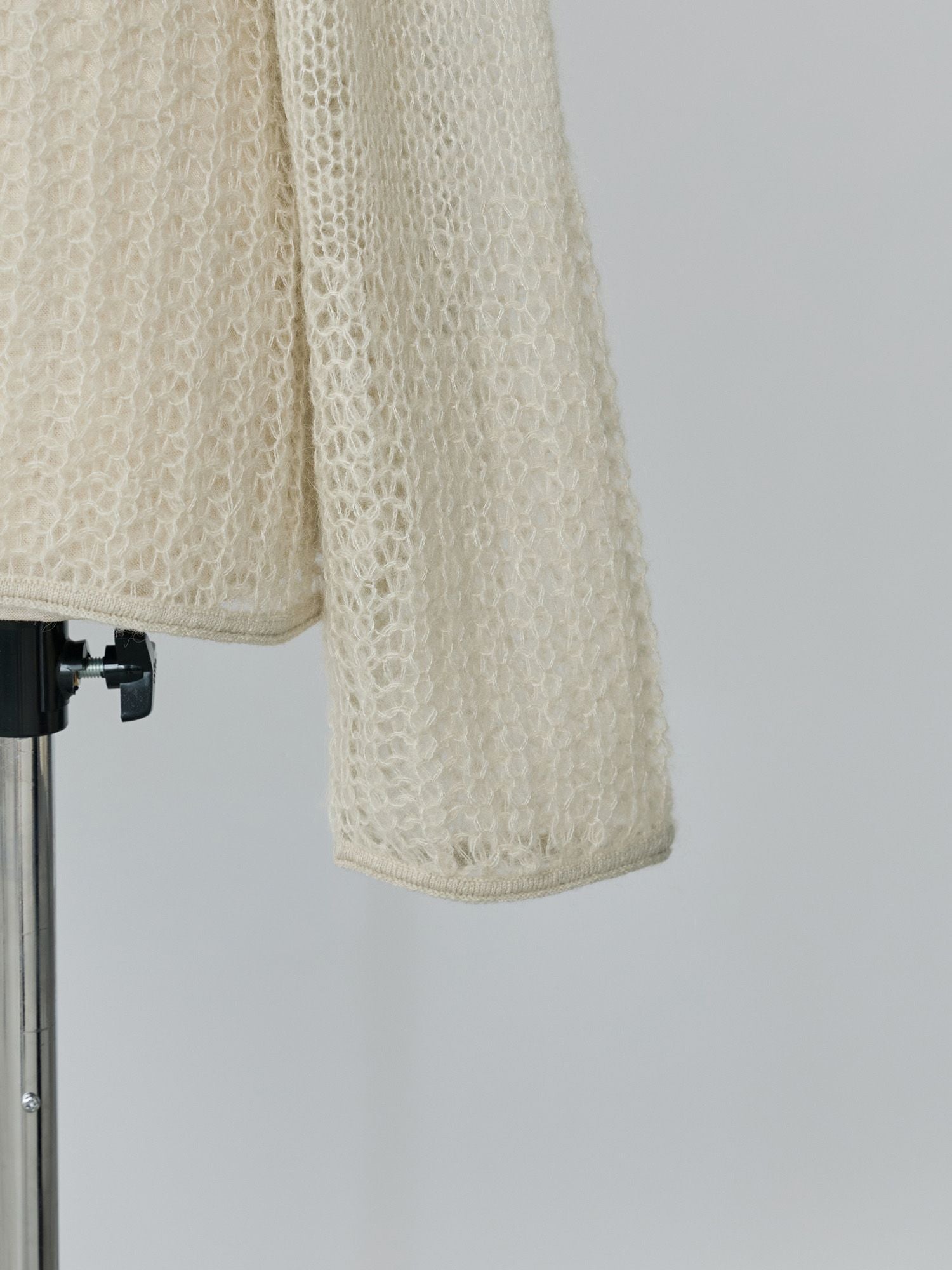 モヘヤミックスシアールーズニット