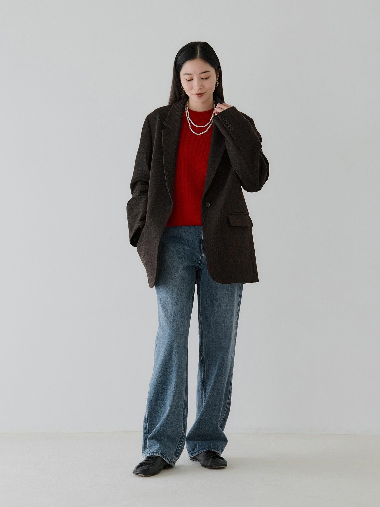 H168 B77 W60 H86 / 着用サイズ : size3