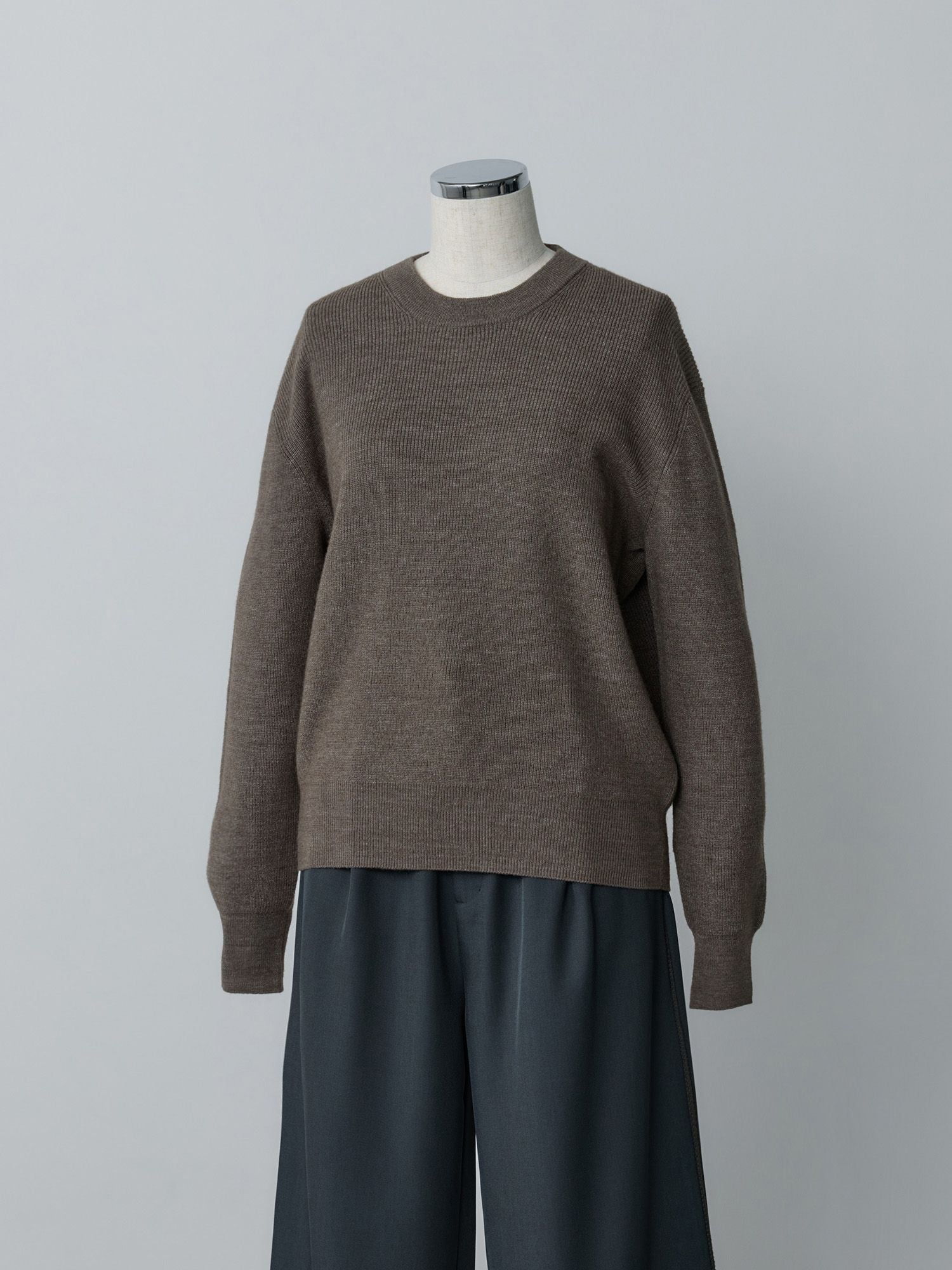 カシミアブレンドメリノウールニット