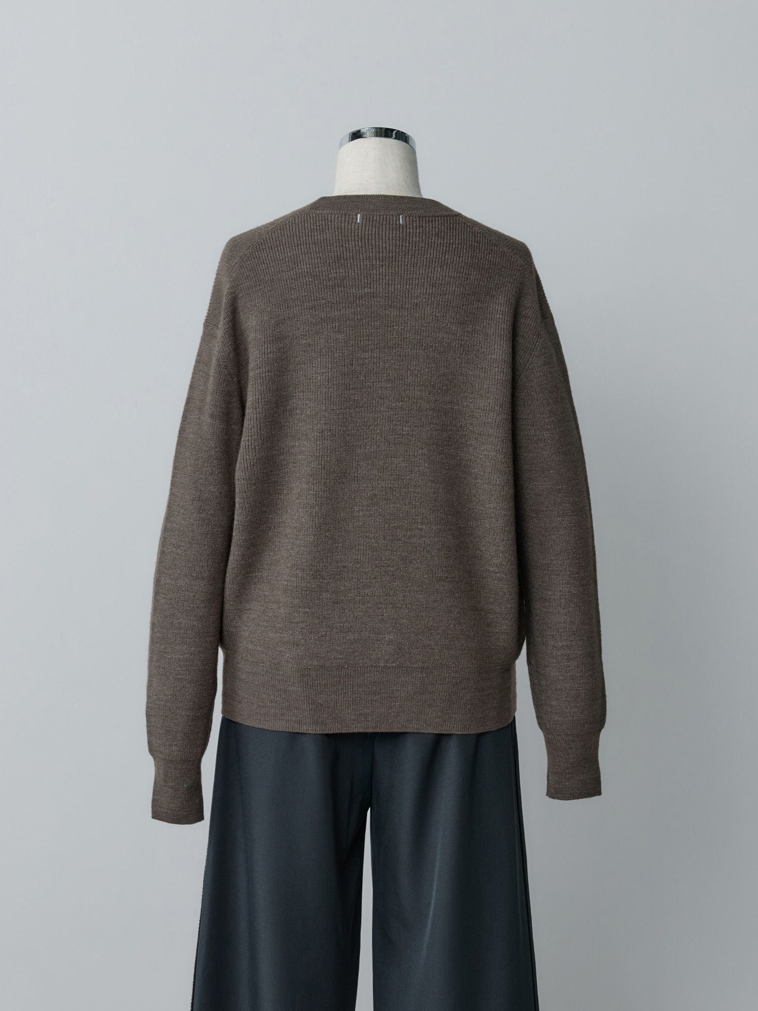 カシミアブレンドメリノウールニット