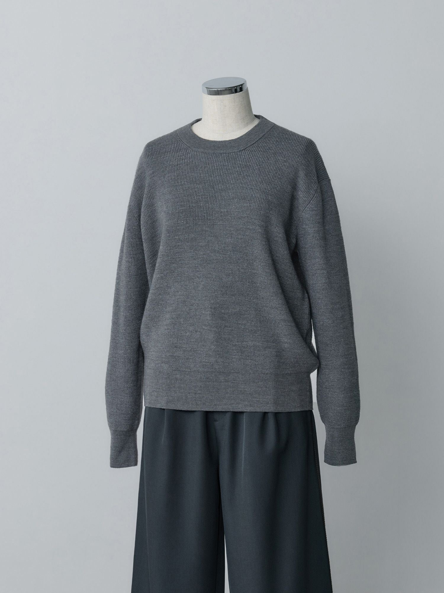 カシミアブレンドメリノウールニット