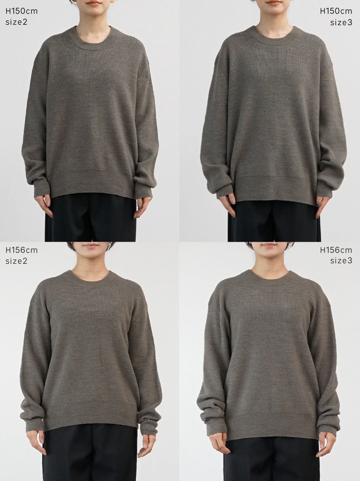 カシミアブレンドメリノウールニット