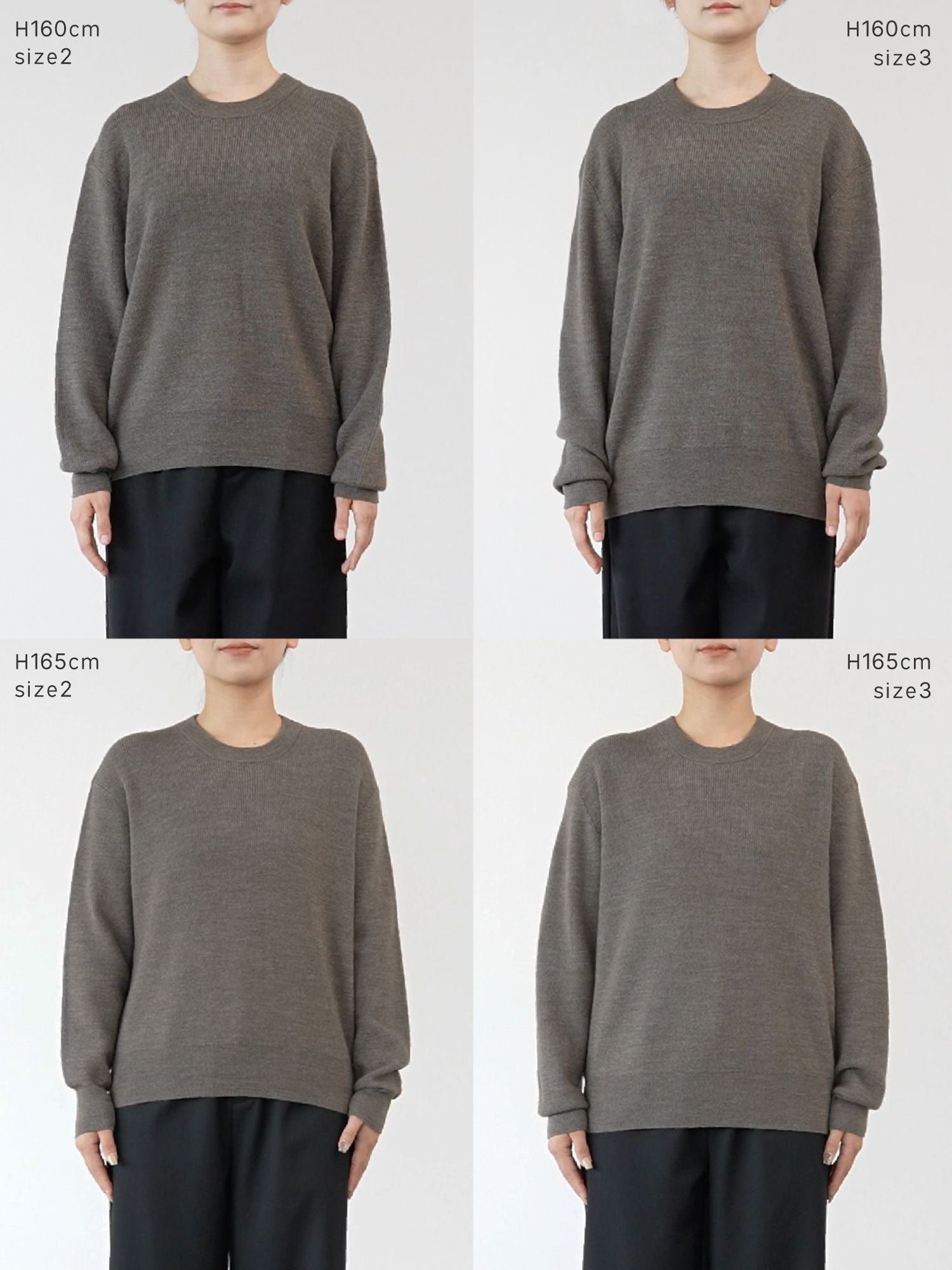 カシミアブレンドメリノウールニット