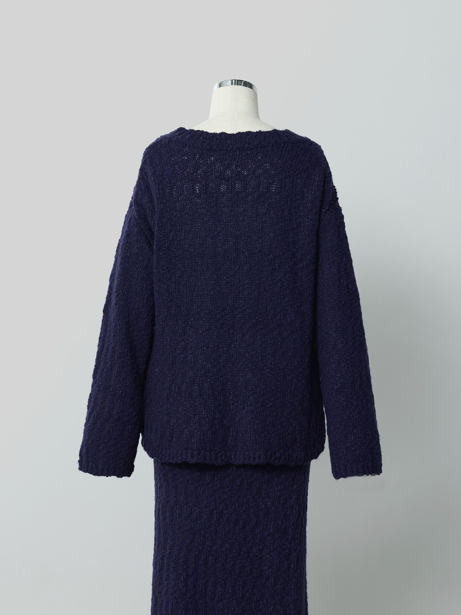 ロービングスラブルーズニット