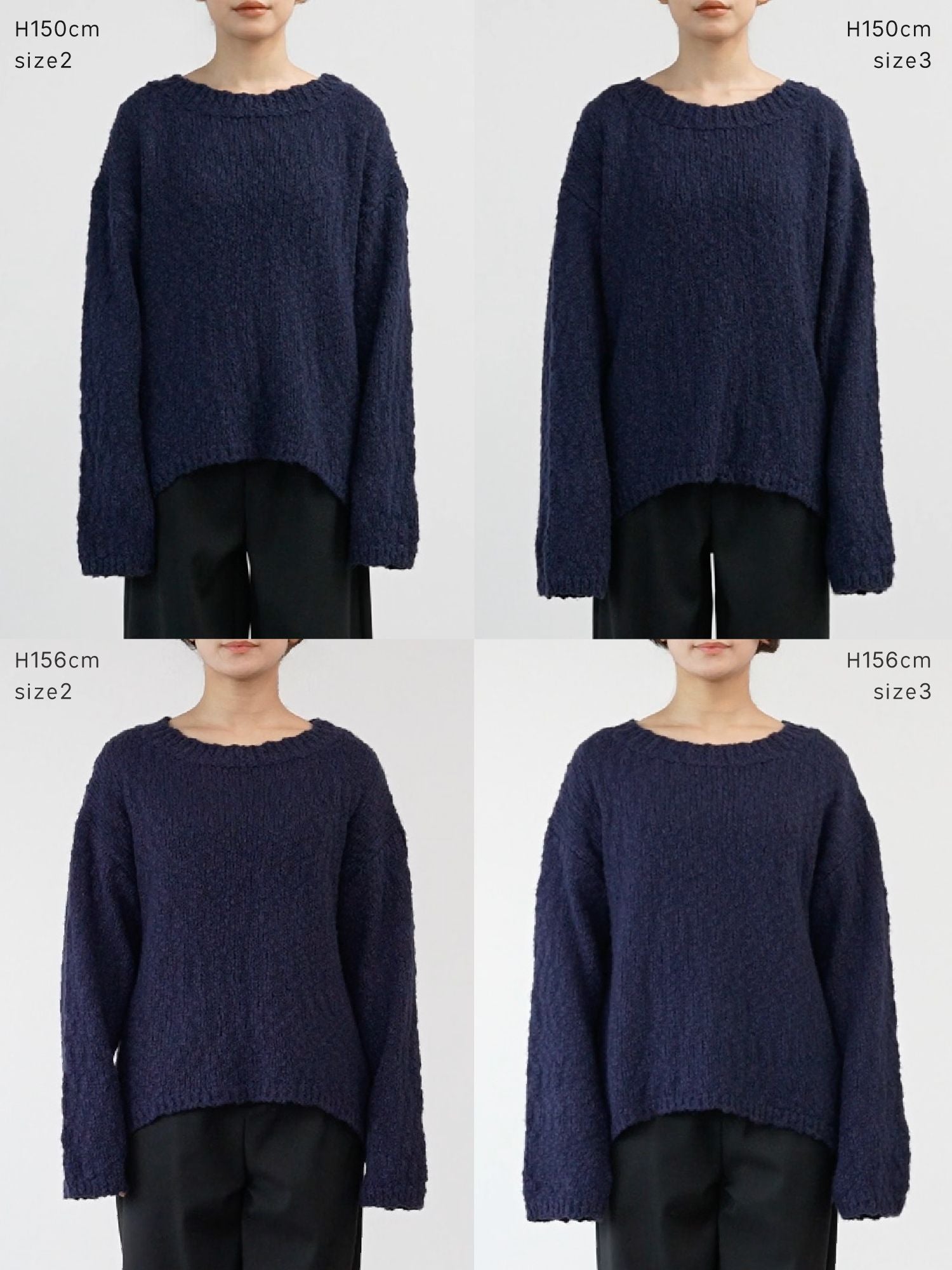 ロービングスラブルーズニット