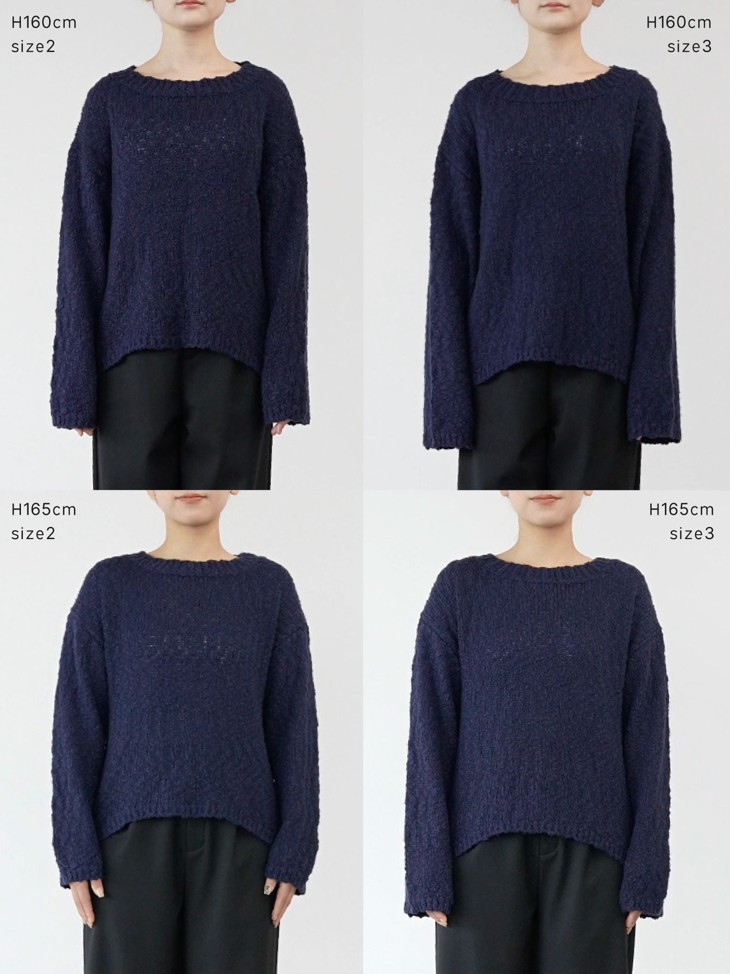 ロービングスラブルーズニット