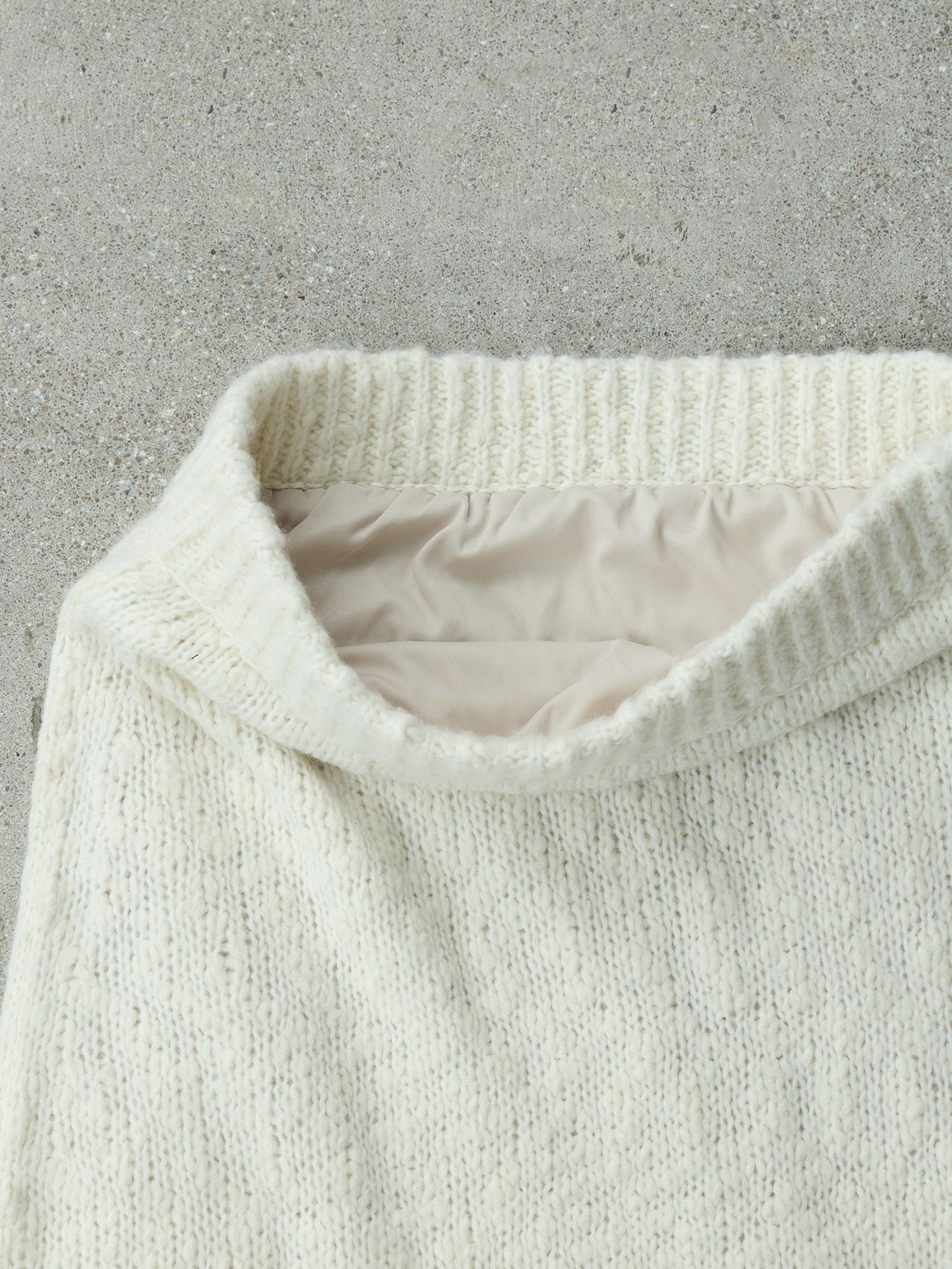 ロービングスラブニットスカート