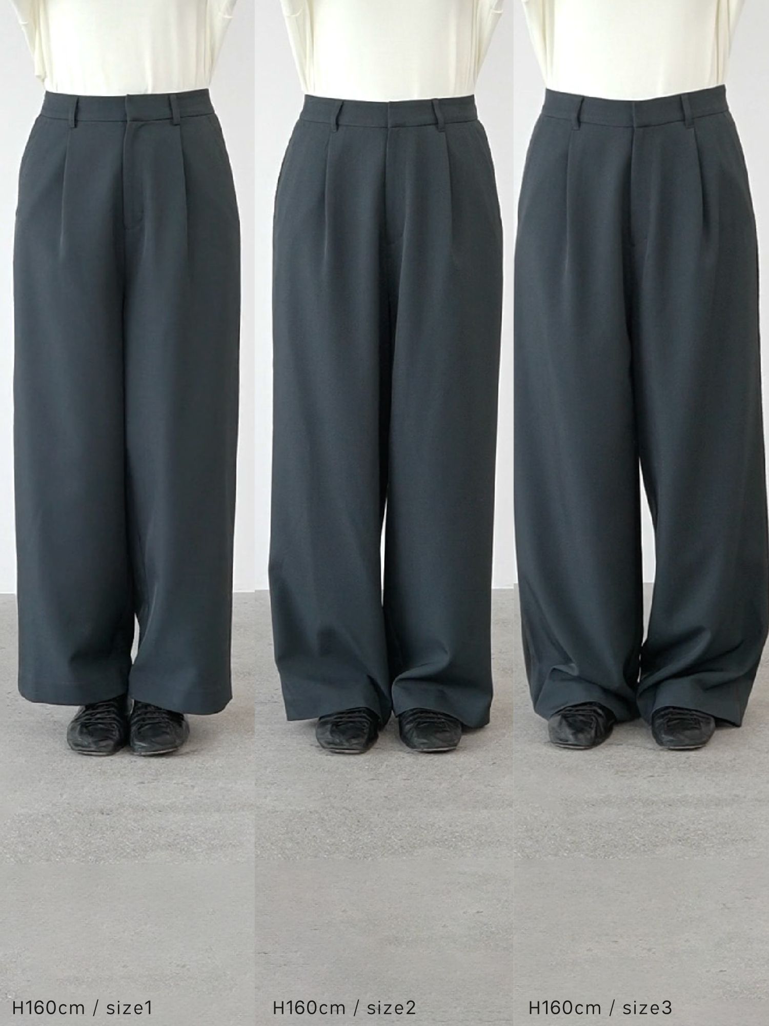 サイドシームニットラインスラックス