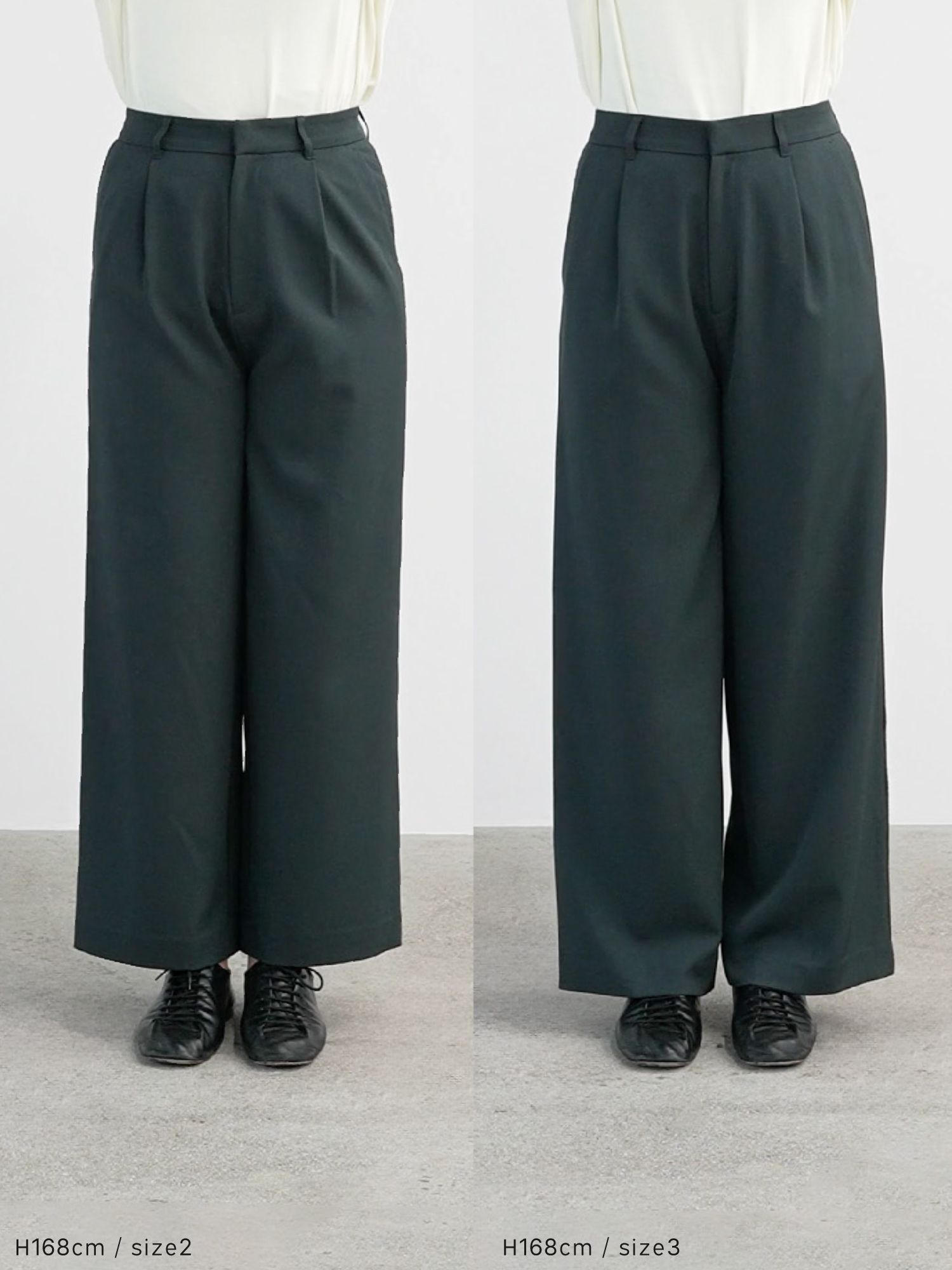 サイドシームニットラインスラックス