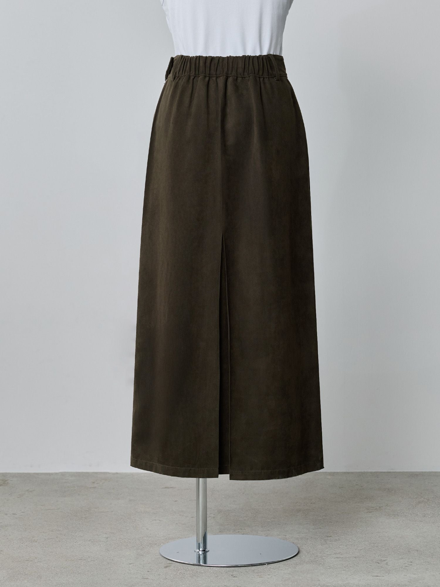 フェイクスウェードIラインスカート