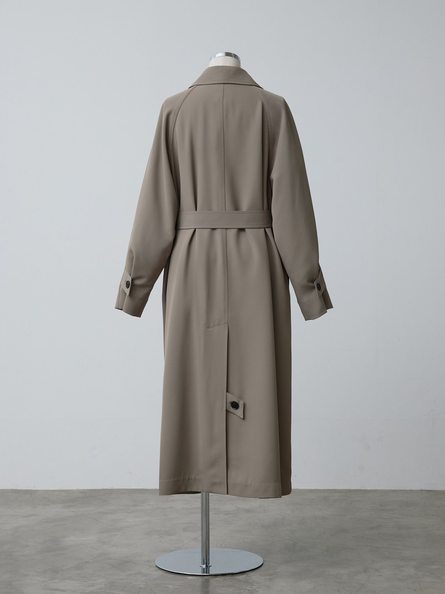 ドレープステンカラーコート