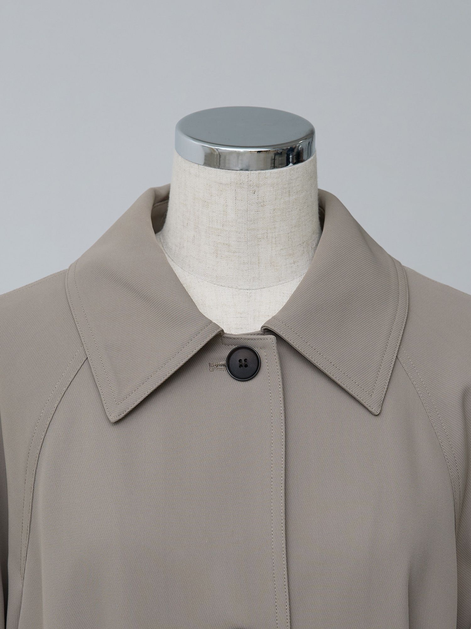 ドレープステンカラーコート