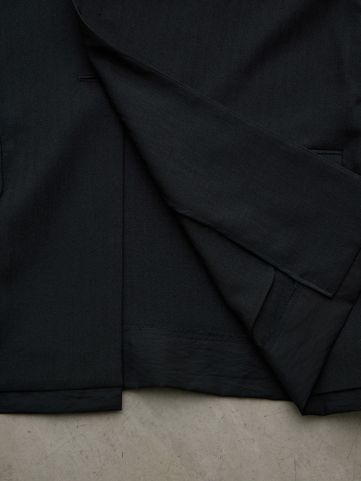 レイヤードシアージャケット